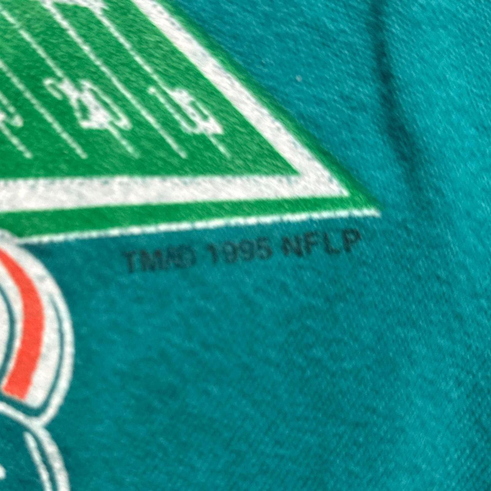 NFL Miami Dolphins Football 1995 League Leader T-shirt Size US XL / EU 56 / 4 - 4 Thumbnail