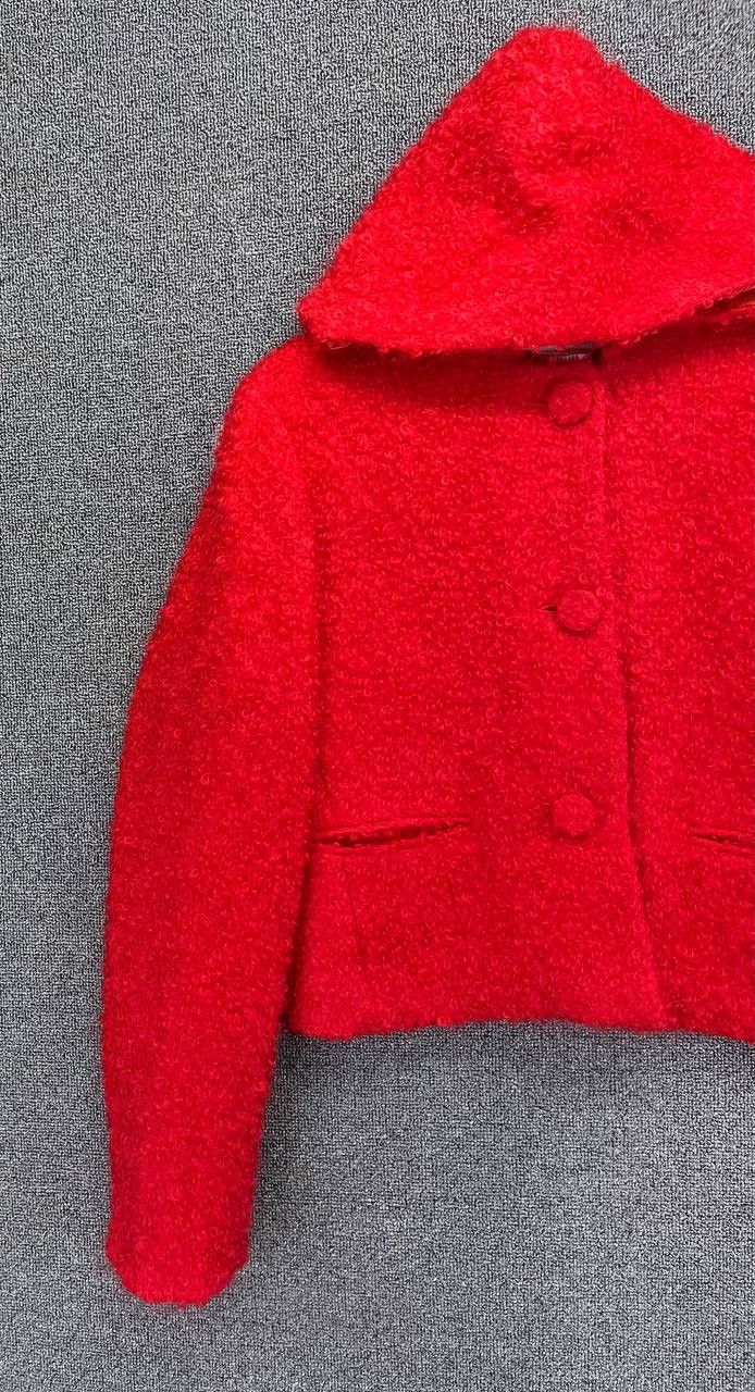 agnes b. Vintage Agnes B. Deep Pile Fleece Hoodie Jacket Size S / US 4 / IT 40 - 3 Thumbnail