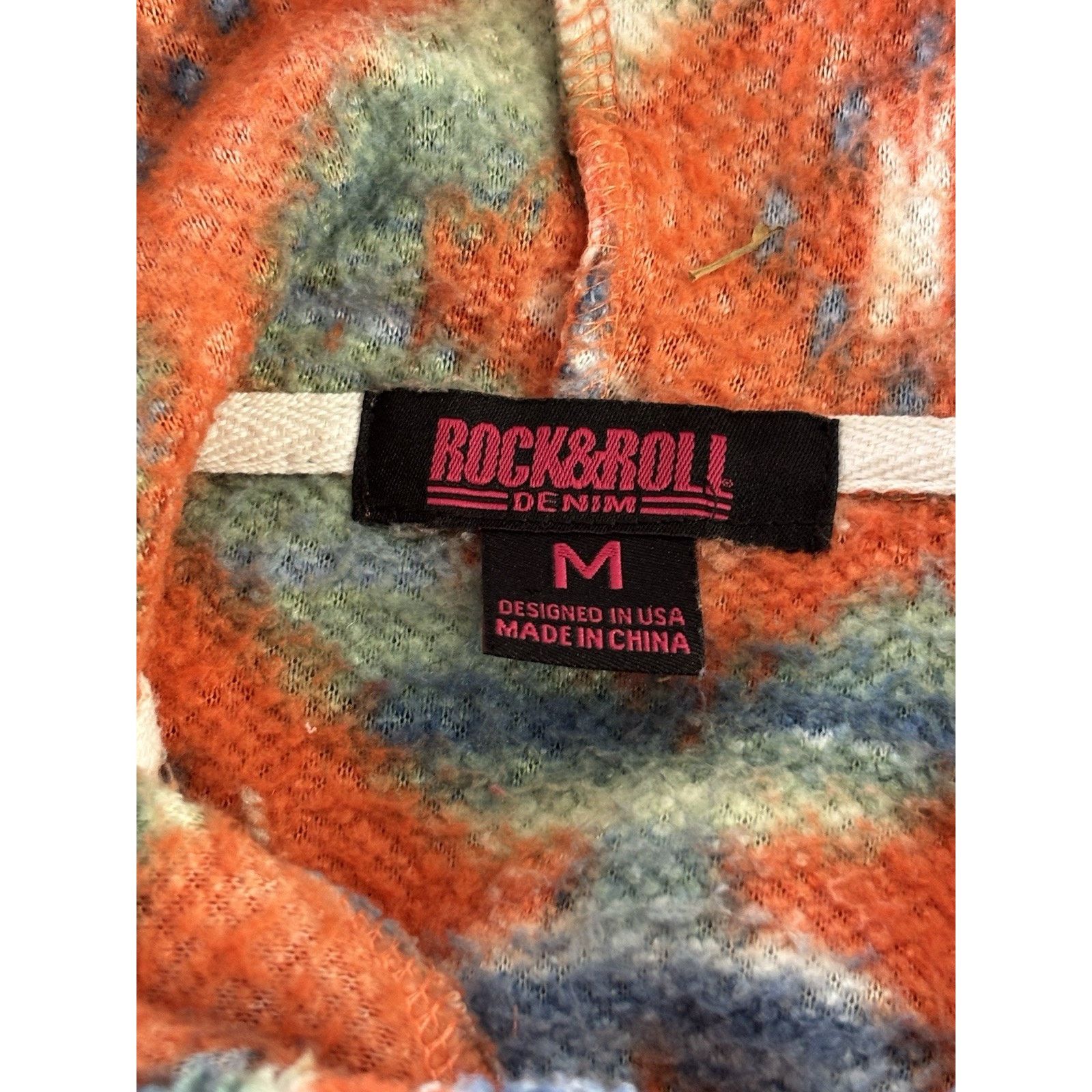 The Unbranded Brand Rock And Roll Denim Pullover Hoodie Aztec Women’s Medium Size M / US 6-8 / IT 42-44 - 20 Thumbnail