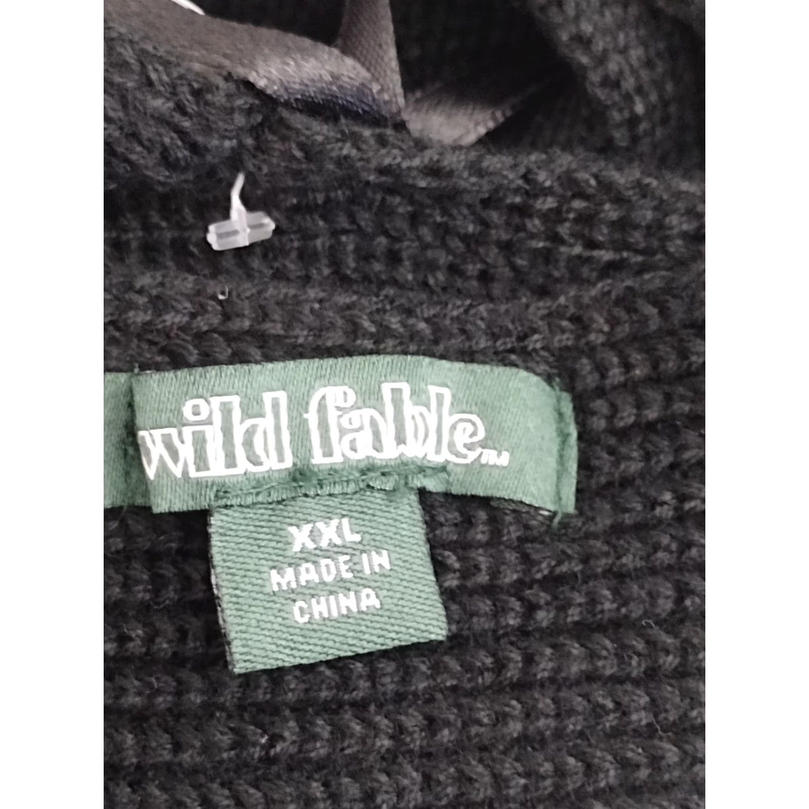 Vintage Wild Fable Tank Top Womens Open Work Cropped Back Tie V-Neck Sleeveless Black XXL Size XXL / US 16-18 / IT 52-54 - 6 Thumbnail