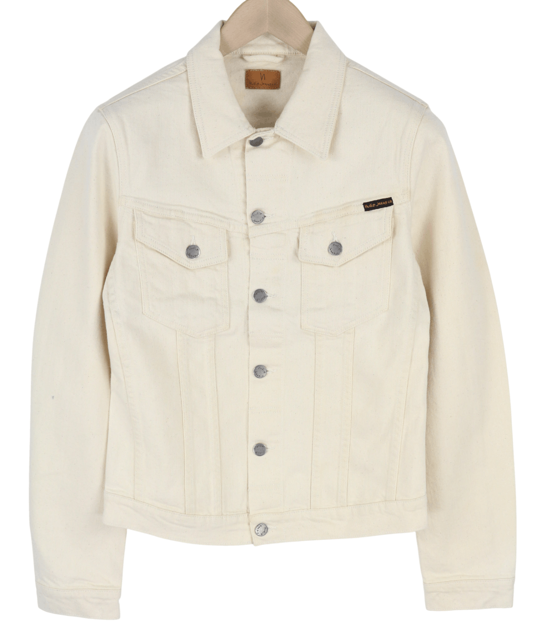 Nudie Jeans BILLY S Dry Twill Cotton Denim Jacket 81596 Size US S / EU 44-46 / 1 - 1 Thumbnail
