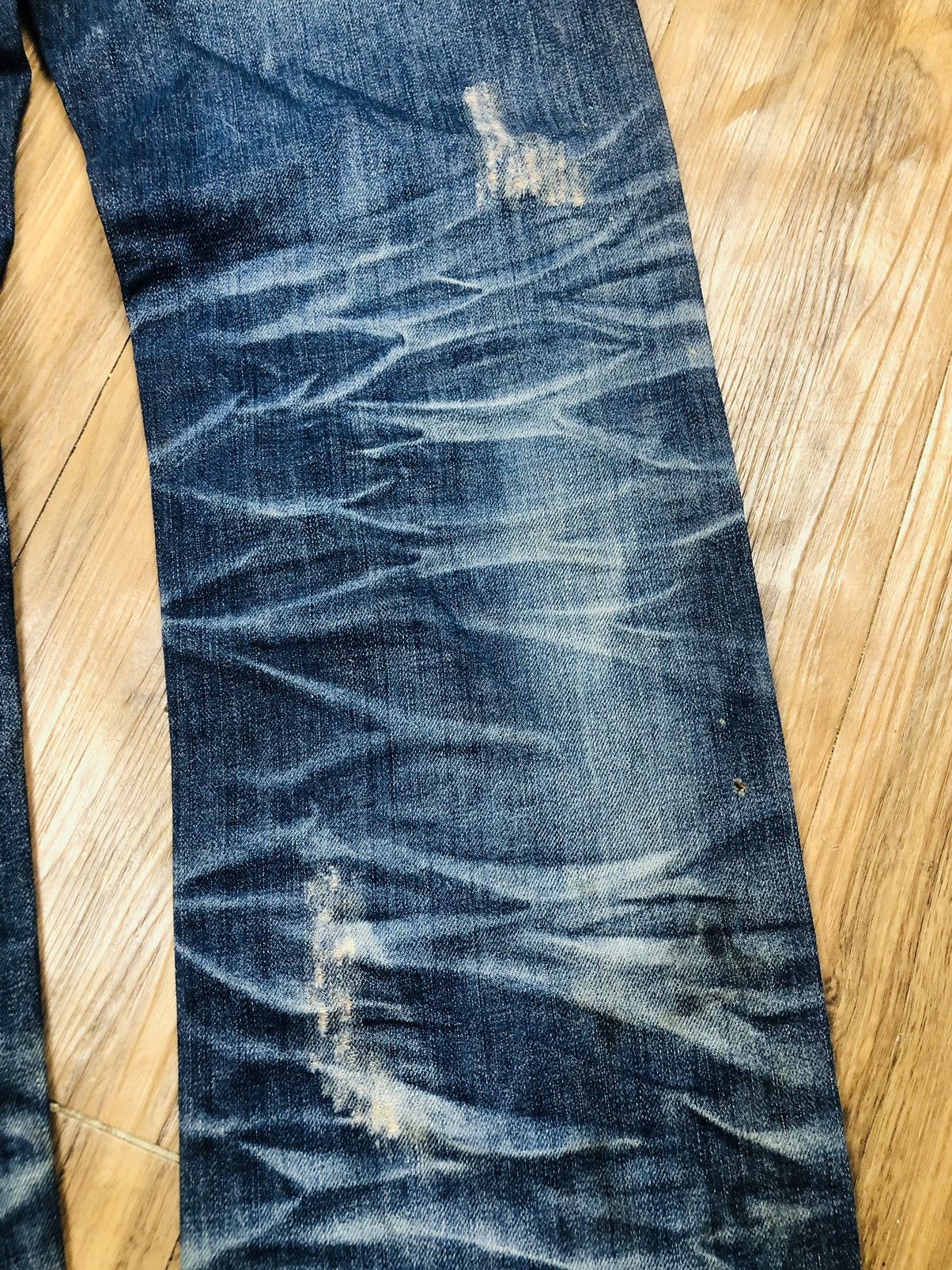 PRANDI Distressed Jeans PDL Denim - Whiskering Wash (38)