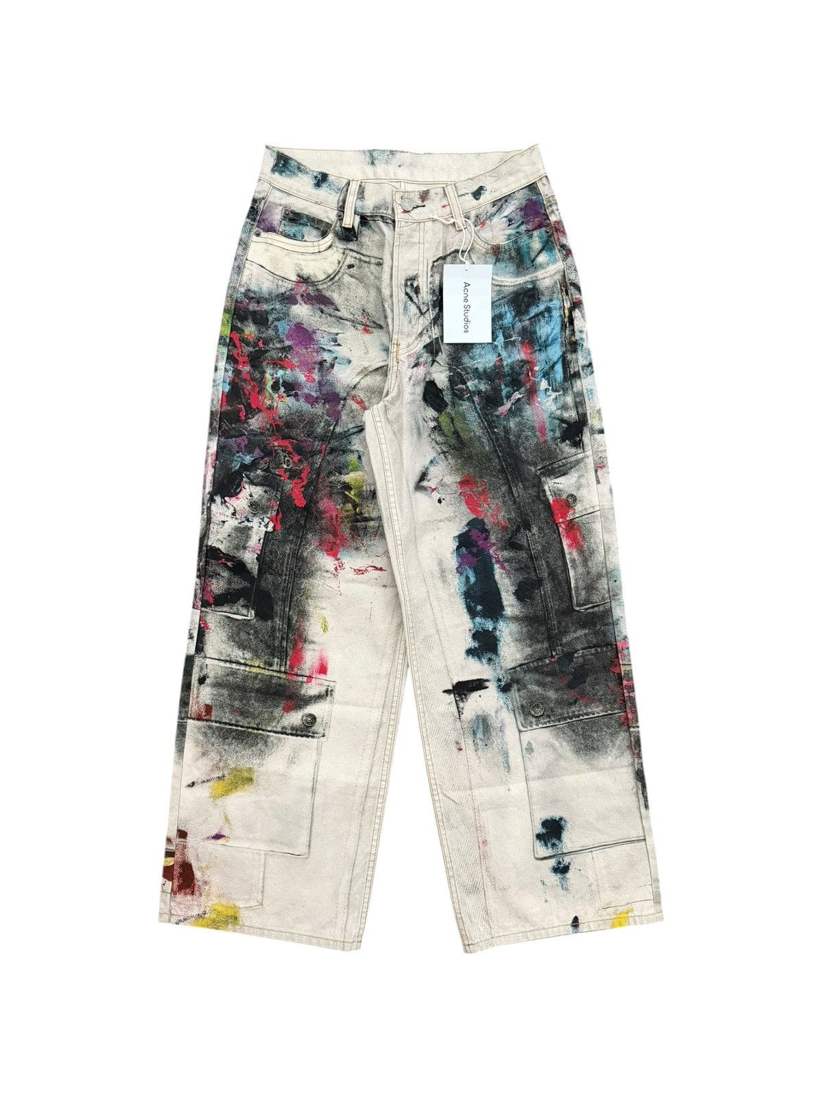 Acne Studios Acne Studios 1981 Trompe L’oeil Painter Loose Fit Jeans Size US 30 / EU 46 - 1 Thumbnail