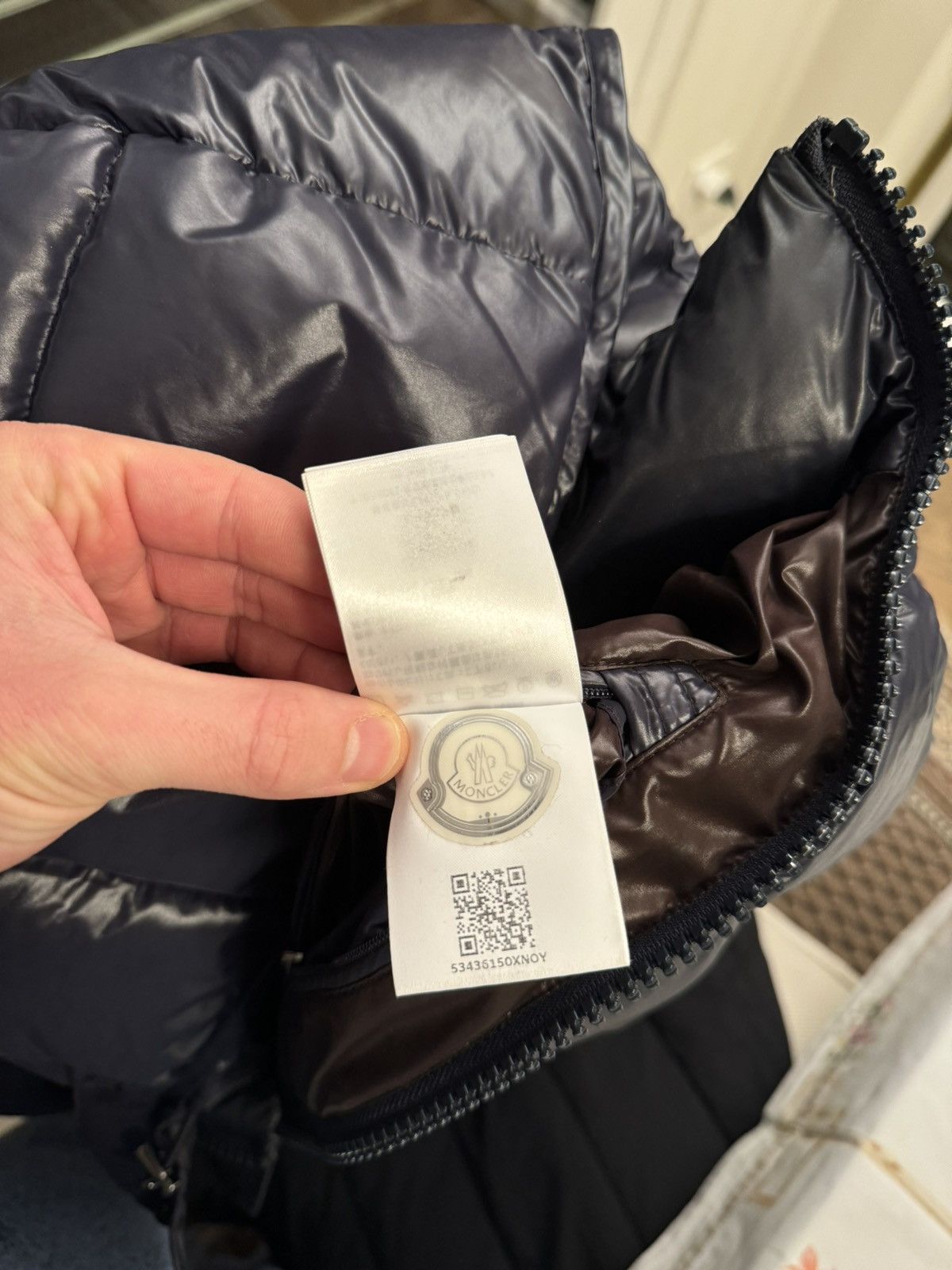 Moncler 🔵 Moncler Navy Maya Hooded Down Jacket (Size 1) Size US S / EU 44-46 / 1 - 15 Thumbnail