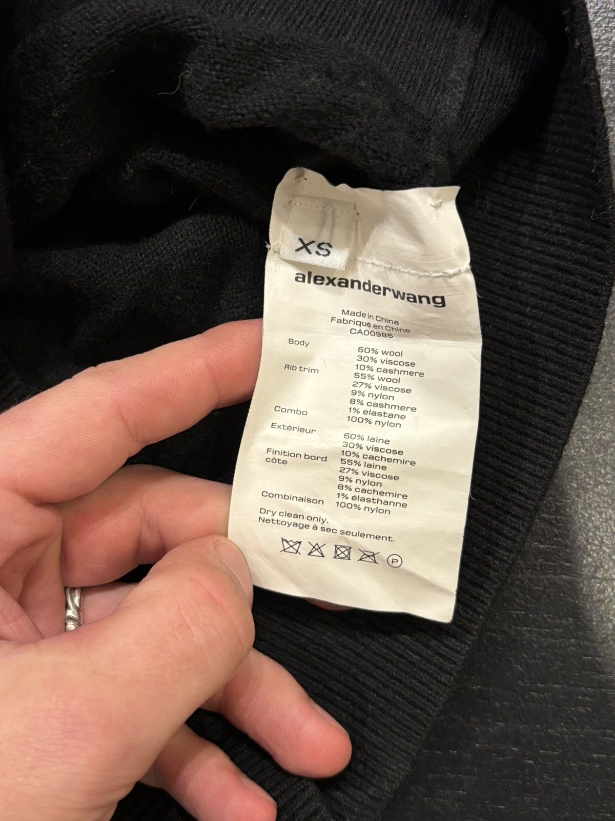 Alexander Wang Alexander Wang Sheer Yoke Cardigan Size XS / US 0-2 / IT 36-38 - 4 Thumbnail