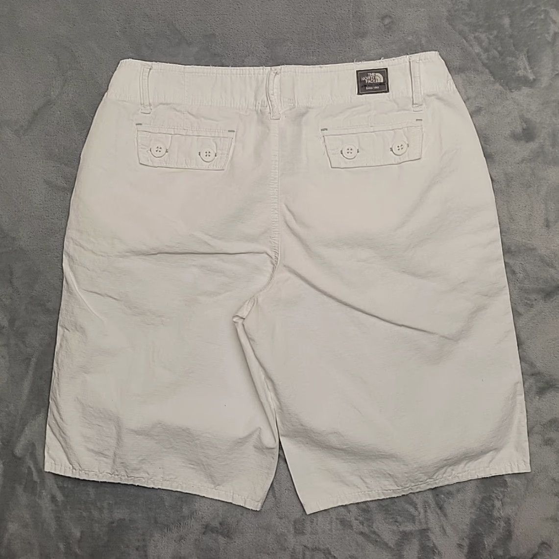 The North Face VINTAGE The North Face Shorts Women 10 White Ripstop 100% Cotton Cargo Utility Hiking Gorp Size 32" / US 10 / IT 46 - 5 Thumbnail