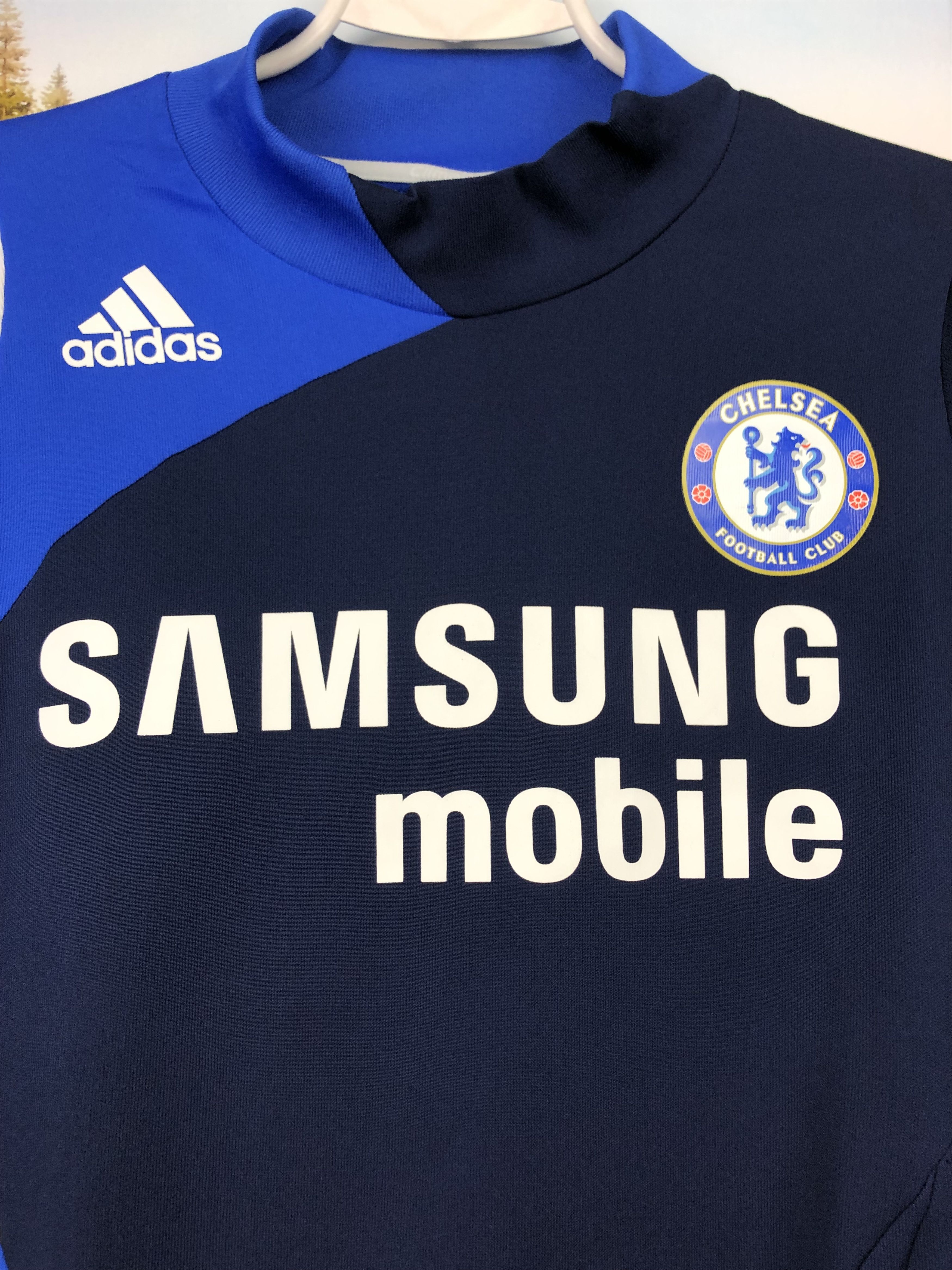 Adidas Vintage Chelsea Football Jacket Sweatshirt Player Issue Size US L / EU 52-54 / 3 - 3 Thumbnail
