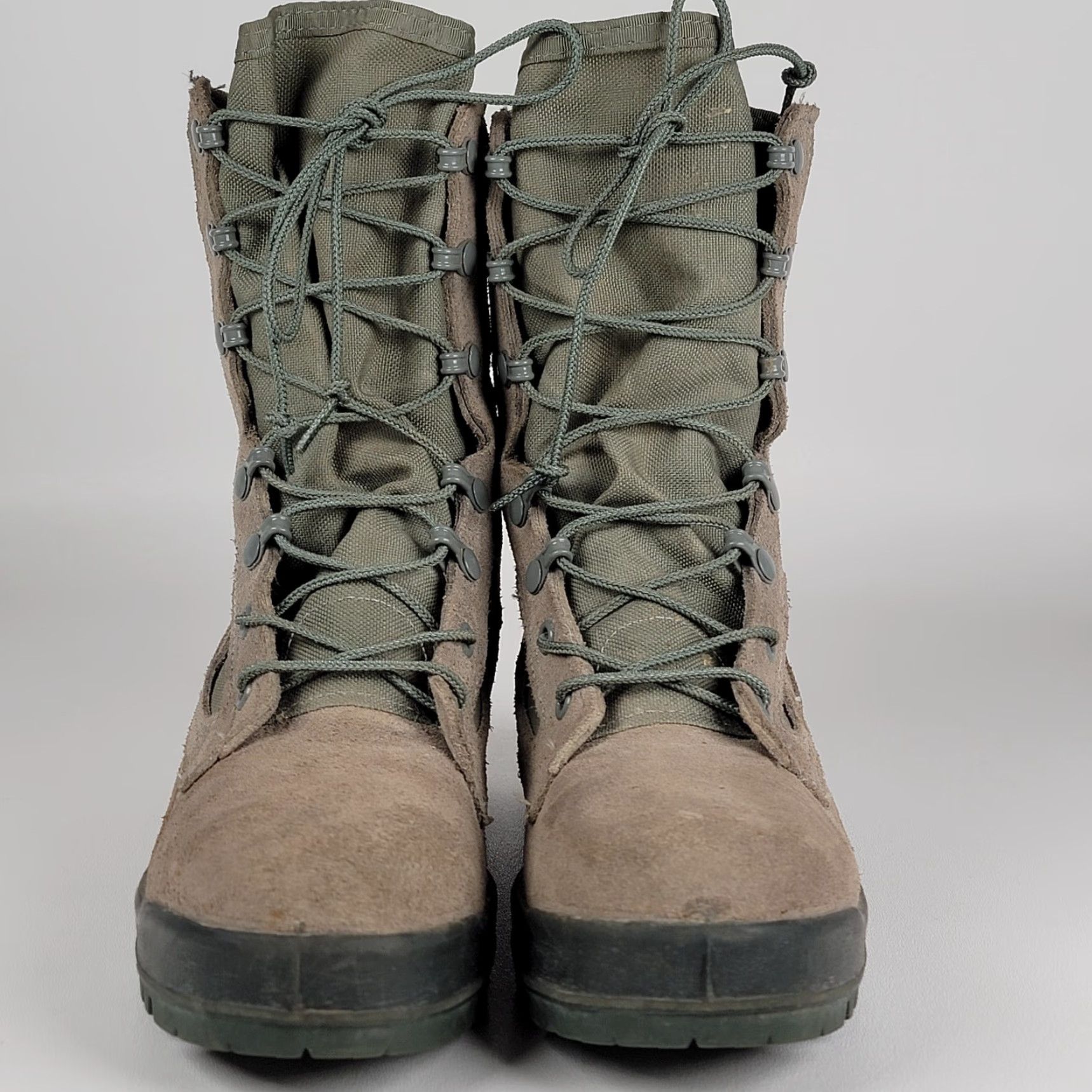 Vintage Belleville 600 ST Boots Mens Size 6R Sage Green Steel Toe Military Tactical USA Size US 5 / EU 37 - 2 Thumbnail
