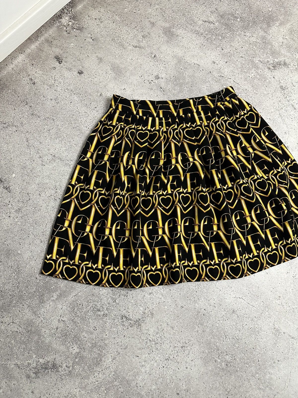Love Moschino Love Moschino Full All Print Barocco Skirt Women’s Size Us 8 Size 30" / US 8 / IT 44 - 2 Thumbnail