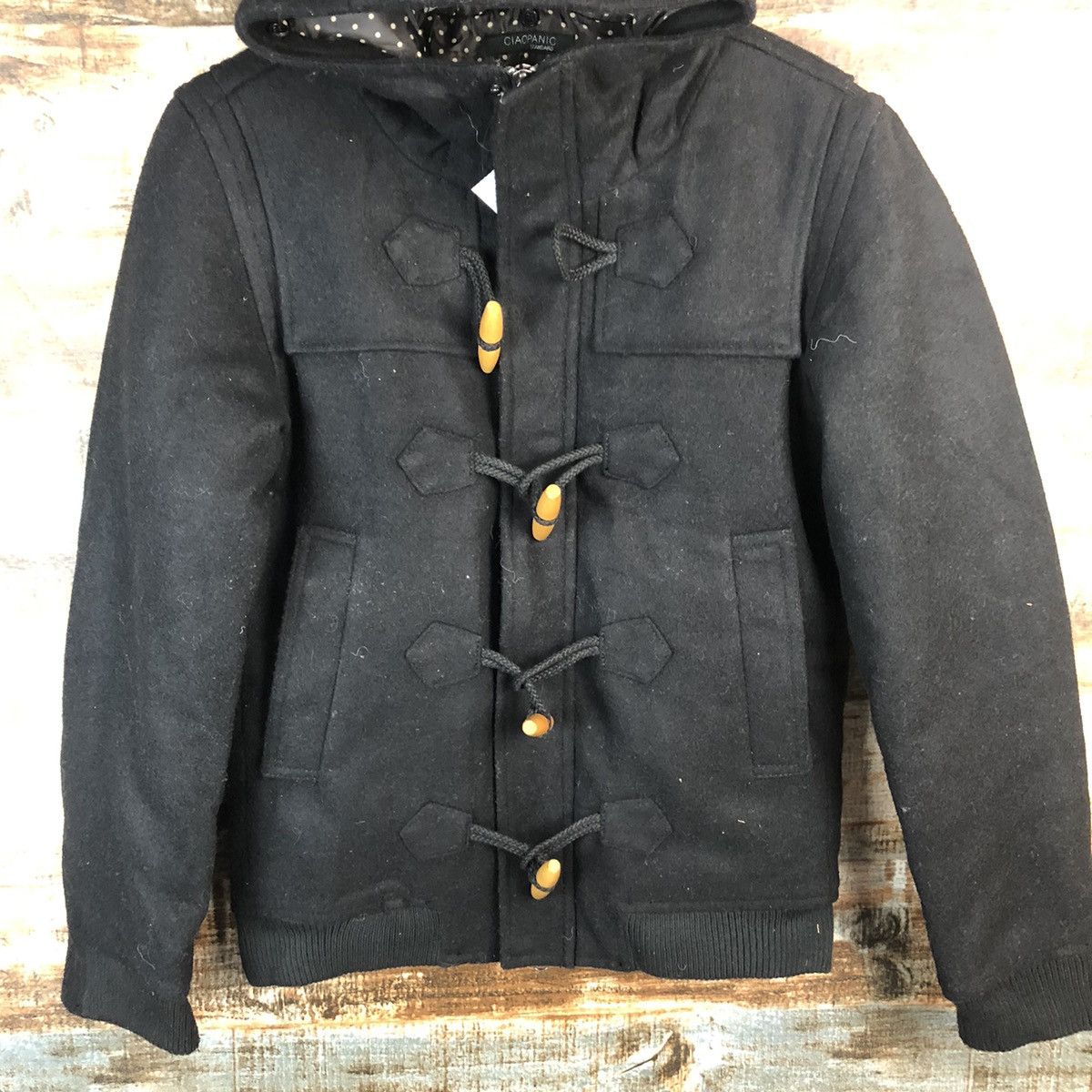 Ciaopanic Ciao Panic Black Bomber Jacket #A1306 Size US S / EU 44-46 / 1 - 6 Thumbnail