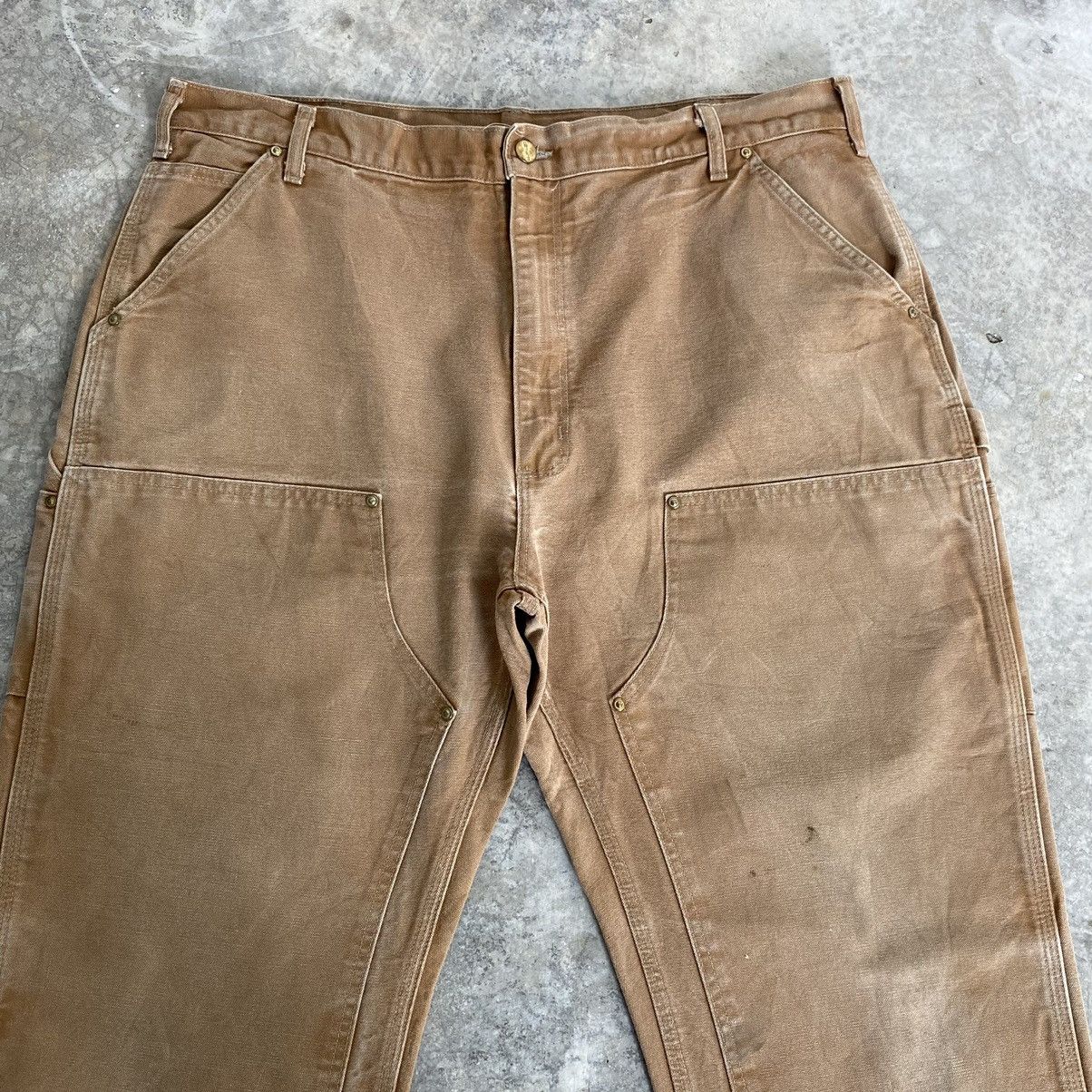Carhartt Vintage Carhartt Double Knee Faded Tan Carpenter Pants Size US 40 / EU 56 - 2 Thumbnail