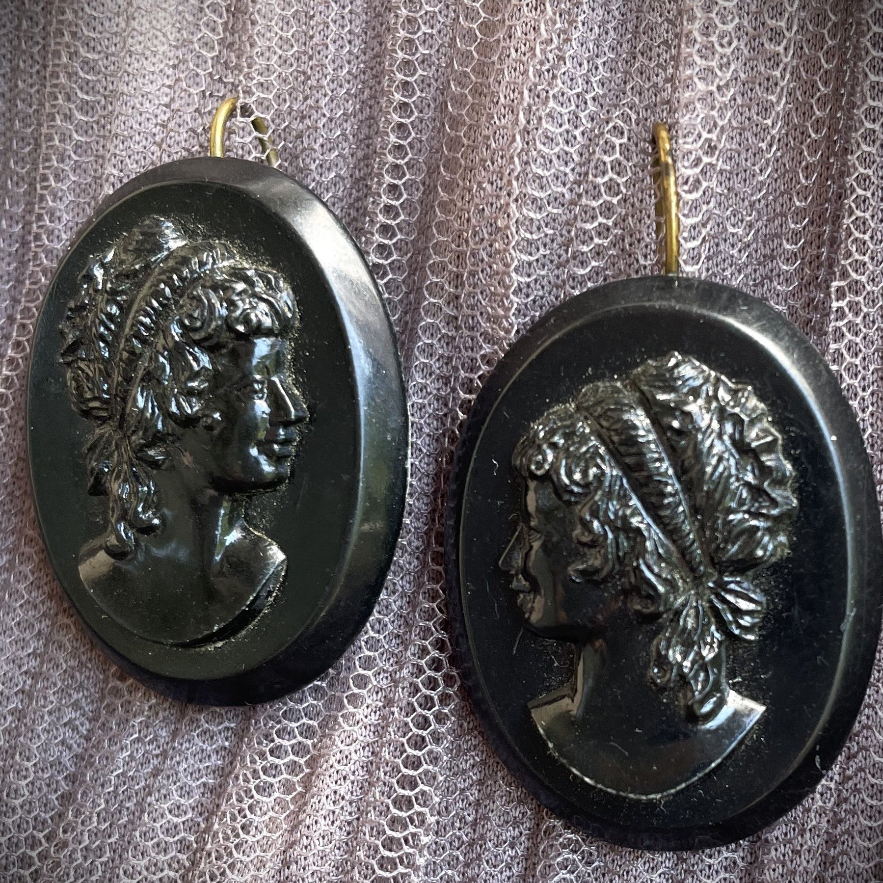 Other Vintage Cameo Earrings Size ONE SIZE - 2 Thumbnail