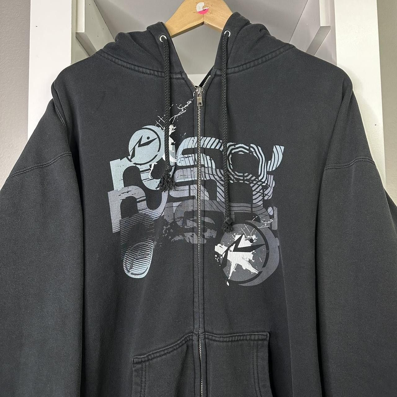 Rusty 2000s Y2K Vintage Rusty Surfwear Skate Zip Up Jacket Hoodie Size US XL / EU 56 / 4 - 1 Thumbnail