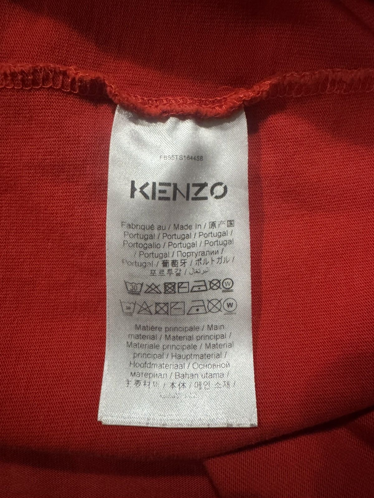 Kenzo Red Cattle Skull Icon Shirt Size US S / EU 44-46 / 1 - 4 Thumbnail