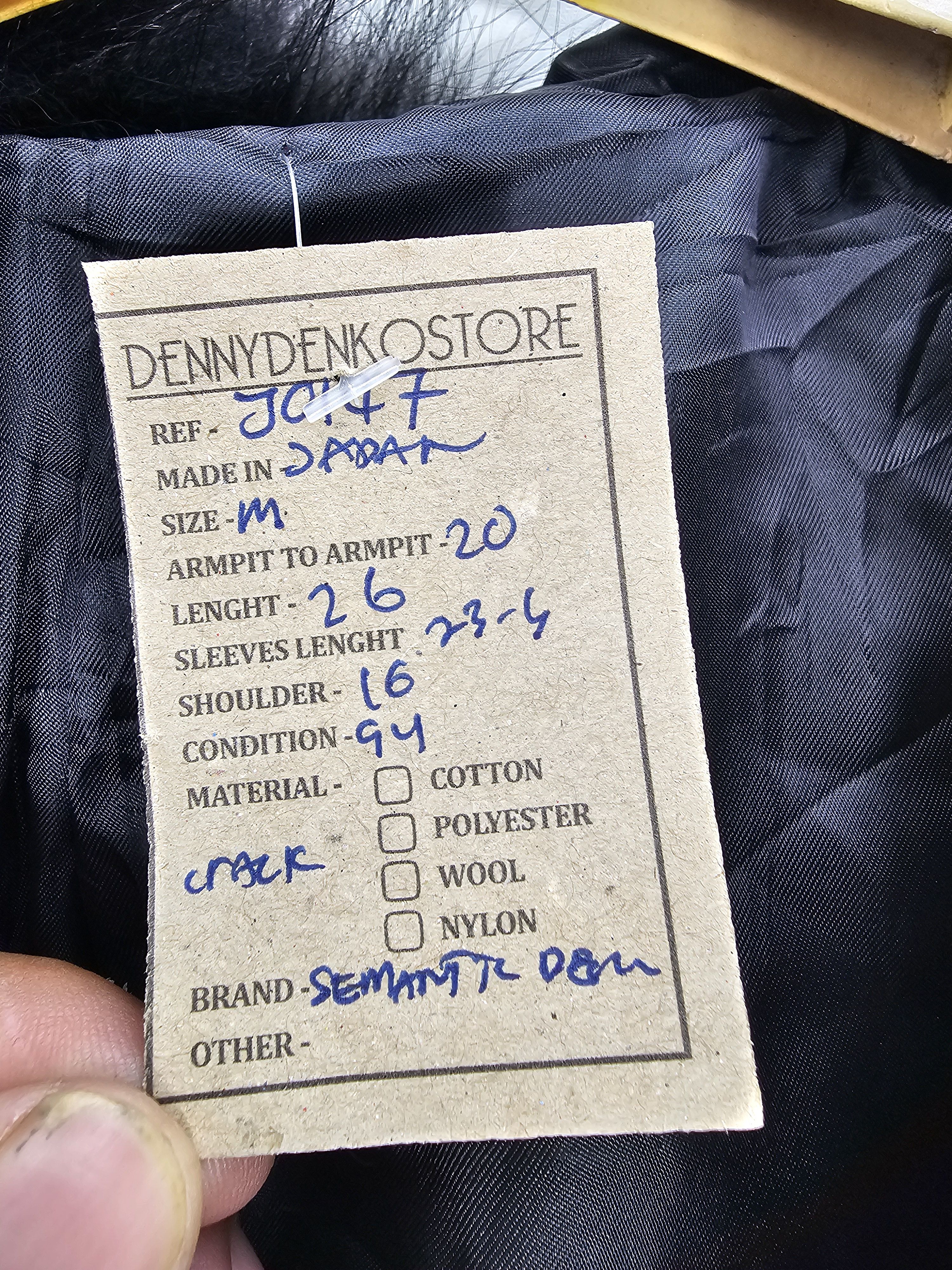semanticdesign Semantic Design Plaid Checked Wool Punk Heavy Jacket J0147 Size US M / EU 48-50 / 2 - 12 Thumbnail