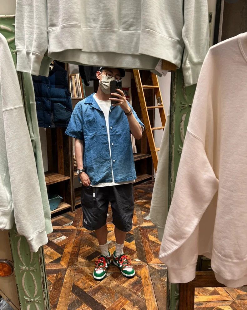 Visvim Visvim 22ss ICT Fairway Shirt Denim Blue-2506 Size US S / EU 44-46 / 1 - 8 Thumbnail
