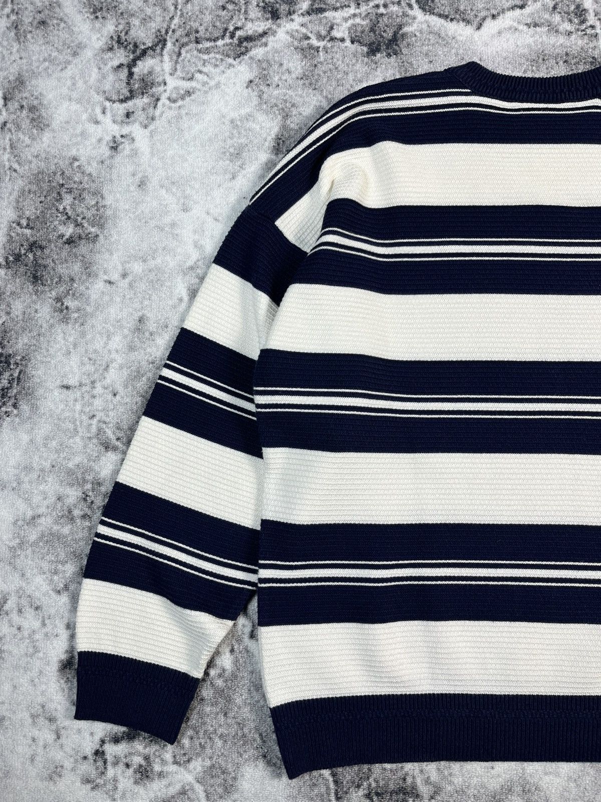 Lacoste Lacoste Vintage Striped Knit Sweater Size US L / EU 52-54 / 3 - 12 Thumbnail
