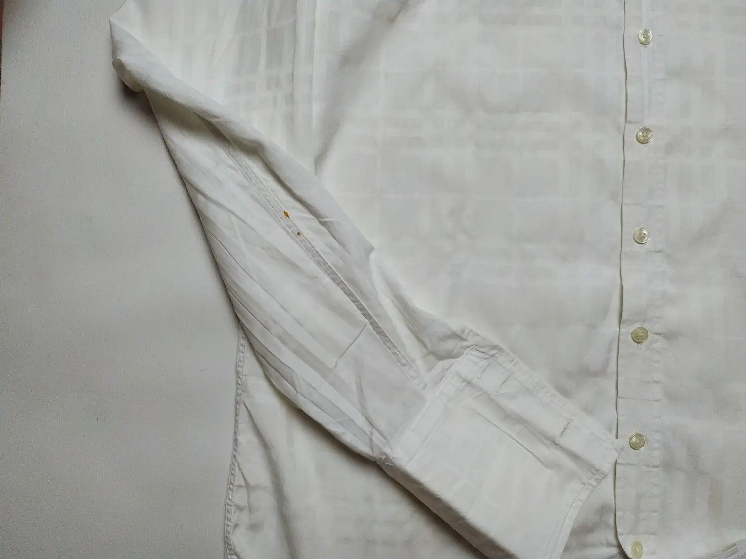 Burberry × Vintage Burberry London cufflinks white checkered shirt Size US XL / EU 56 / 4 - 7 Thumbnail