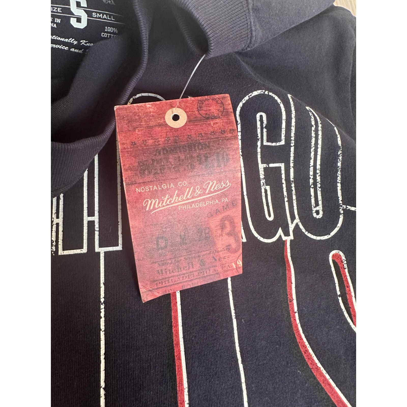 Mitchell & Ness Vintage Chicago Bulls Mitchell & Ness T-Shirt - Size S - NEW Size US S / EU 44-46 / 1 - 2 Thumbnail