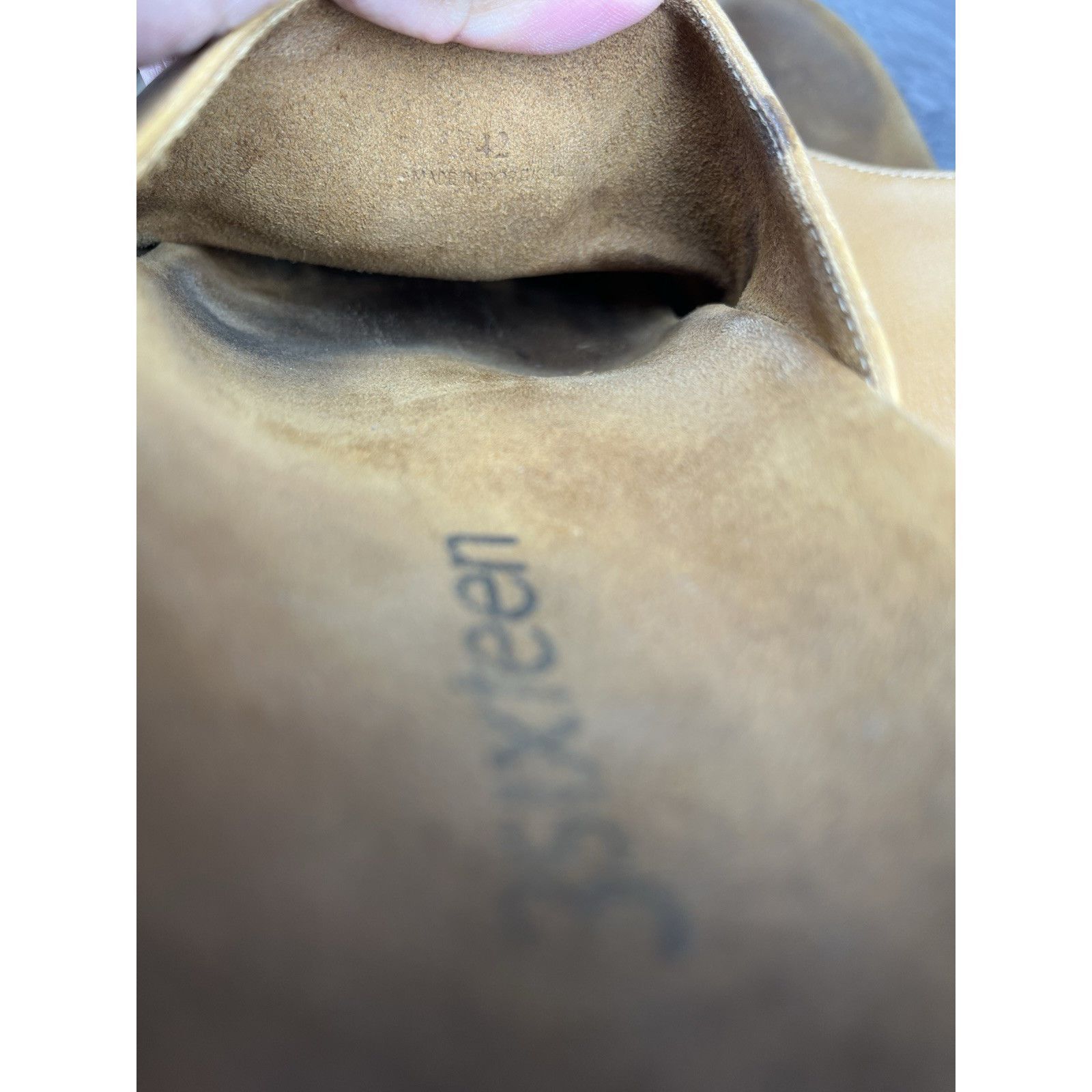 3sixteen 3sixteen Vibram Tan Brown Leather Mules Flat Shoes Women’s S Size US 11 / IT 41 - 15 Thumbnail