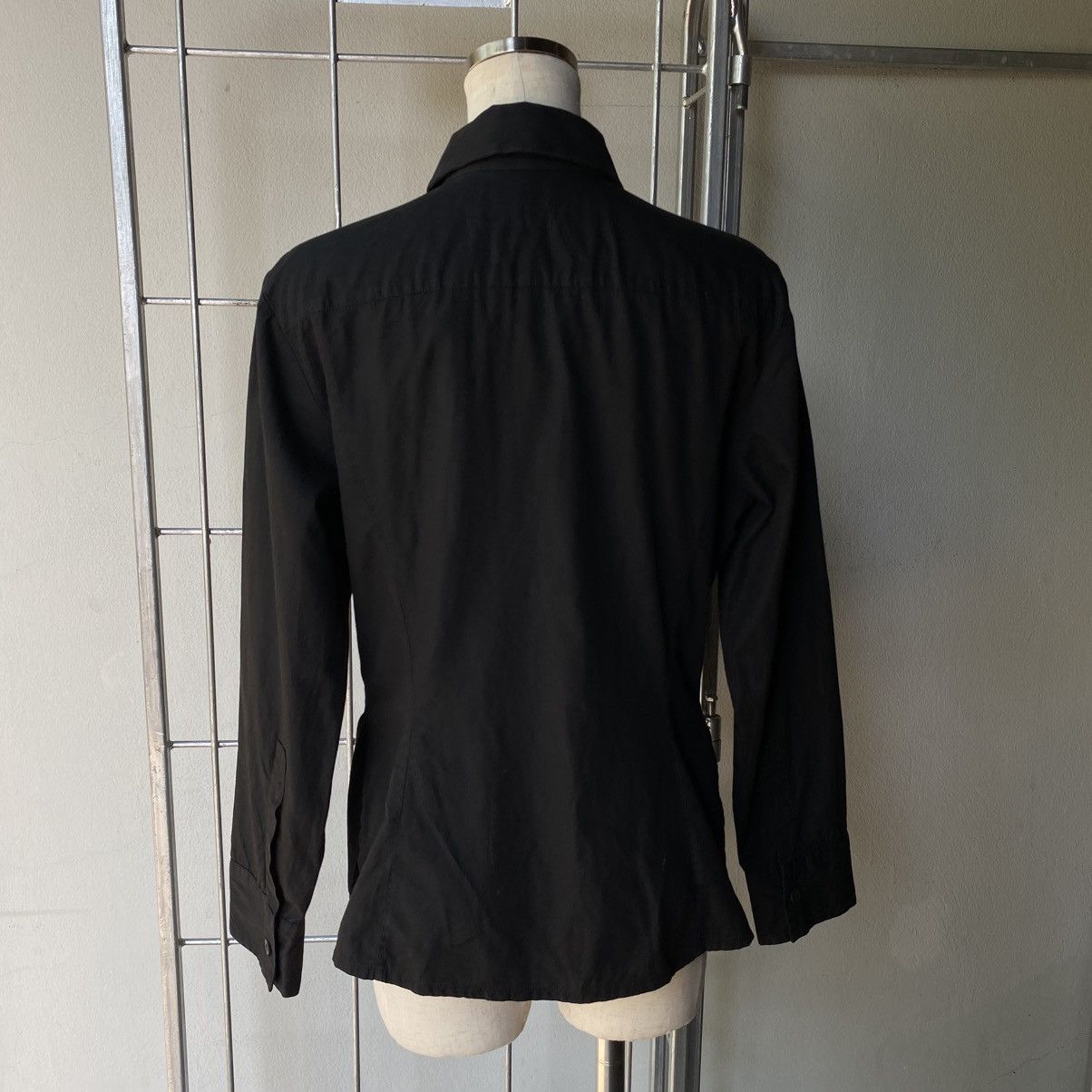 Dirk Bikkembergs DIRK BIKKEMBERGS Women Fitted Long-Sleeve Button-Up Shirt Size M / US 6-8 / IT 42-44 - 11 Thumbnail