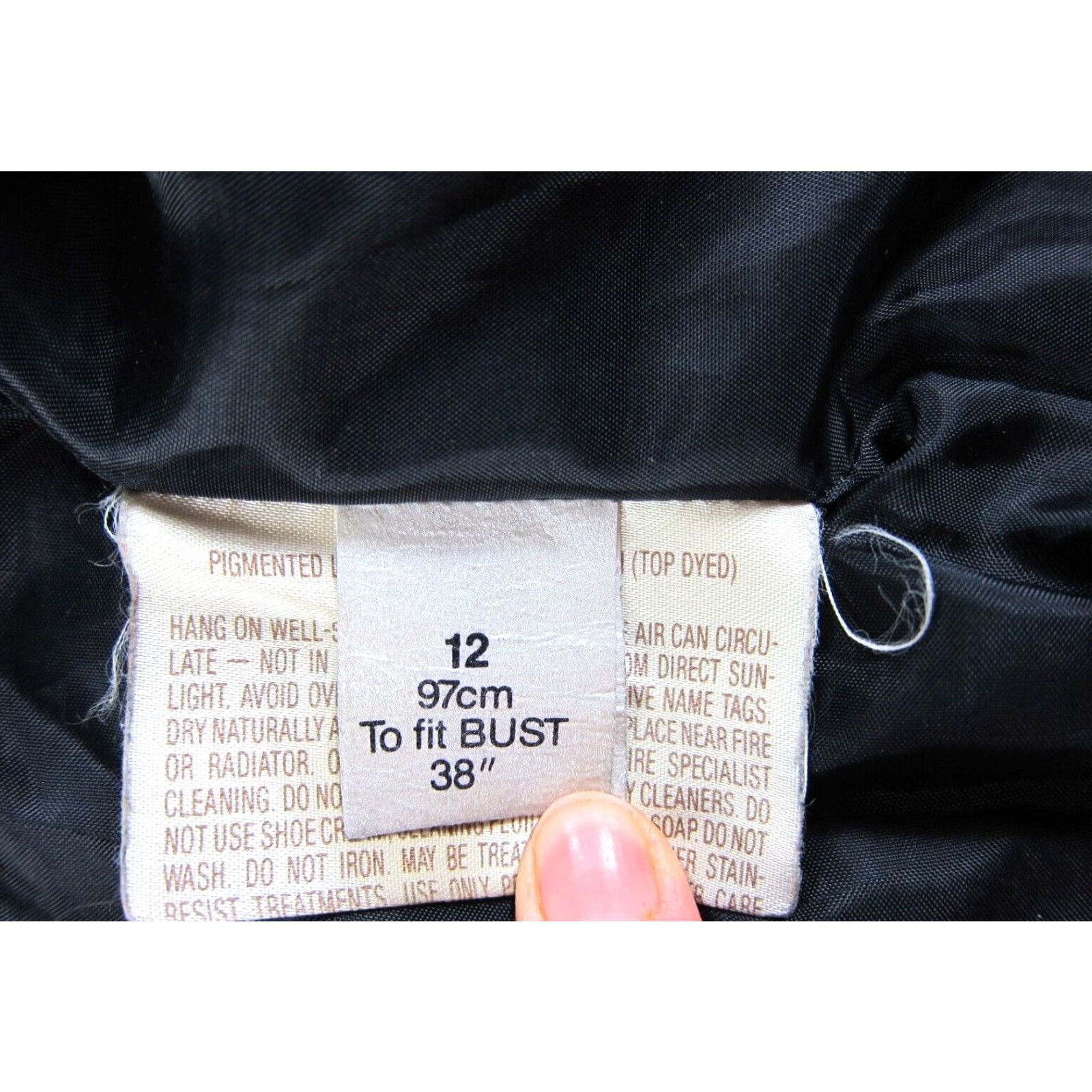 Vintage VINTAGE Blue Fox Furs Boutique Leather Black Pleated Moto Jacket Woman L/12 Size XL / US 12-14 / IT 48-50 - 4 Thumbnail