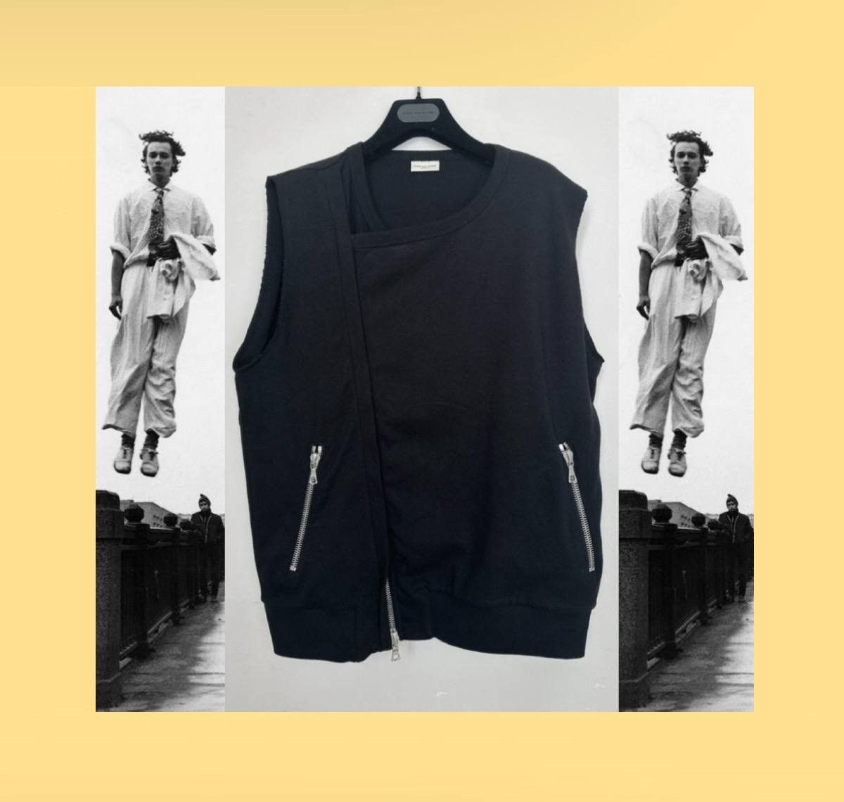 Dries Van Noten Dries Van Noten " archive " zipped armless bikerjacket Size US M / EU 48-50 / 2 - 1 Thumbnail