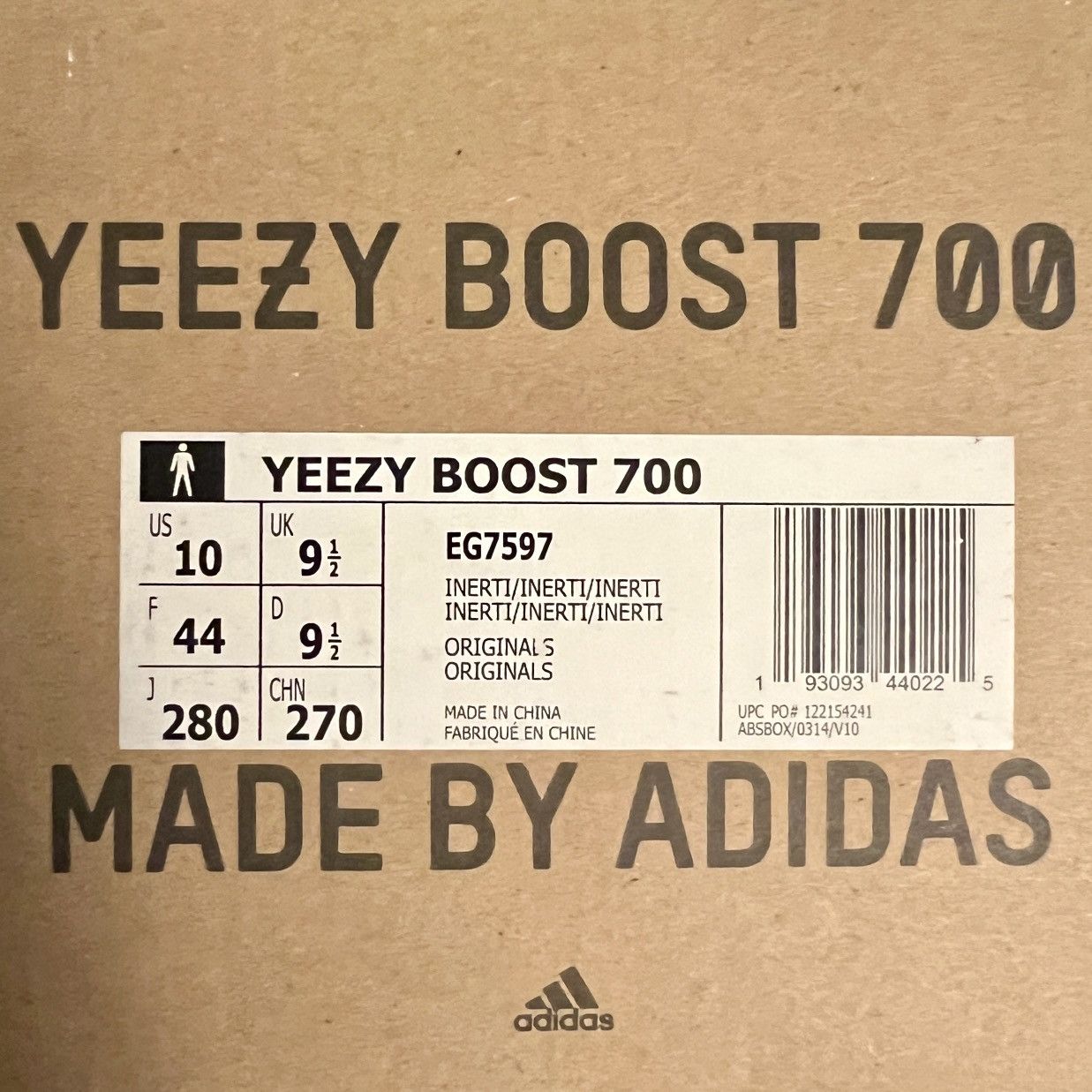 Adidas × Yeezy Adidas | Yeezy | 700 | Intertia | Size 10 Size US 10 / EU 43 - 6 Thumbnail