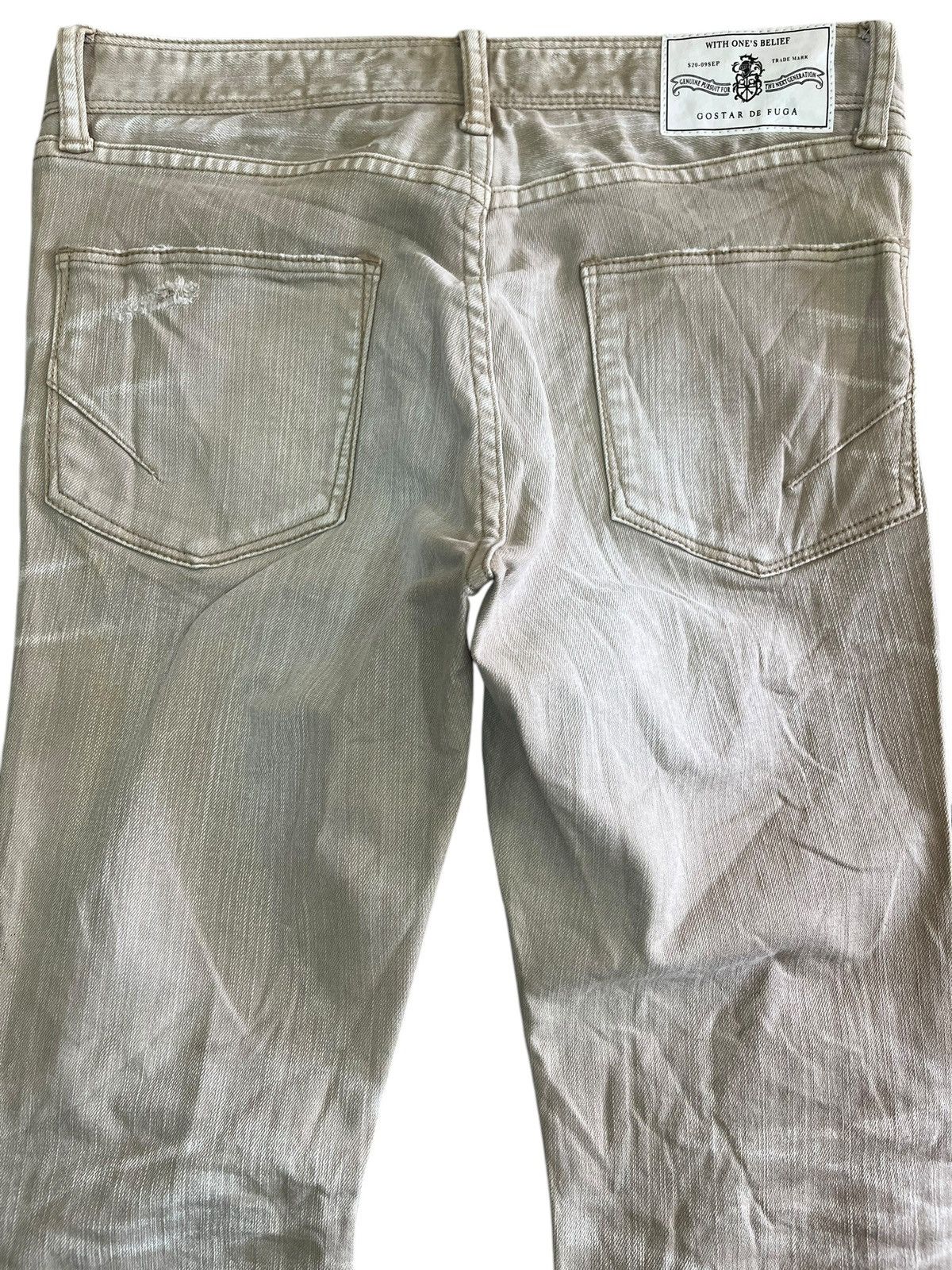 GOSTAR DE FUGA Vintage Go Star De Fuga Skinny Distressed Denim Size US 29 - 7 Thumbnail