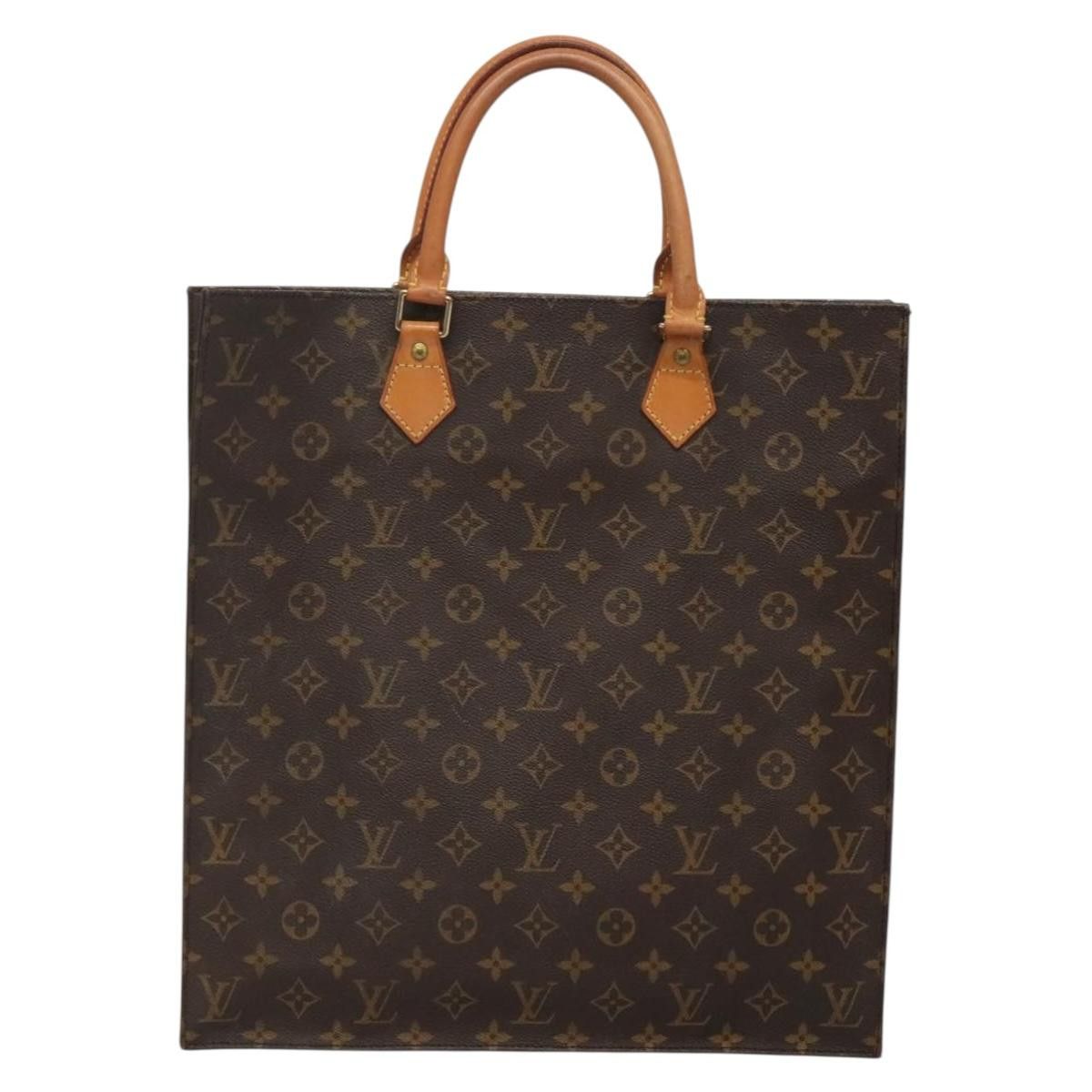 Louis Vuitton LOUIS VUITTON Monogram Sac Plat Hand Bag M51140 Size ONE SIZE - 2 Thumbnail