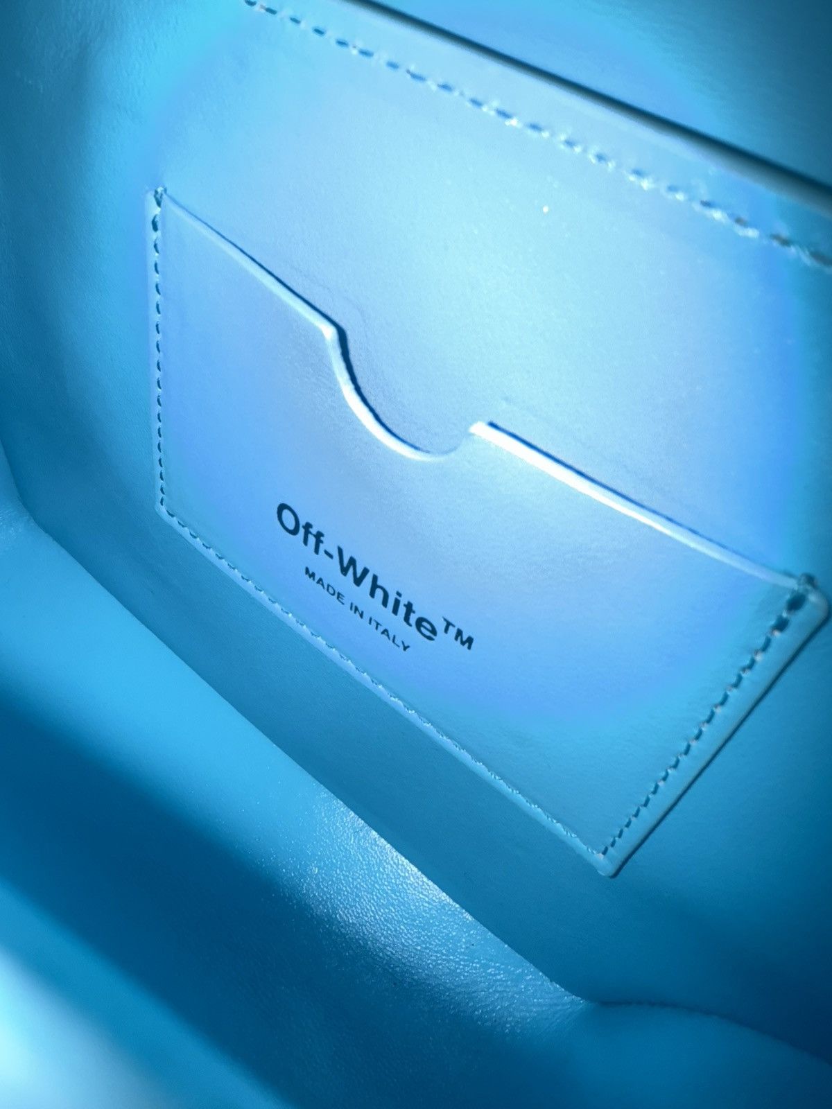Off-White Off-White Blue Burrow Shoulder Bag 22 23 24 Virgil Abloh Size ONE SIZE - 8 Thumbnail
