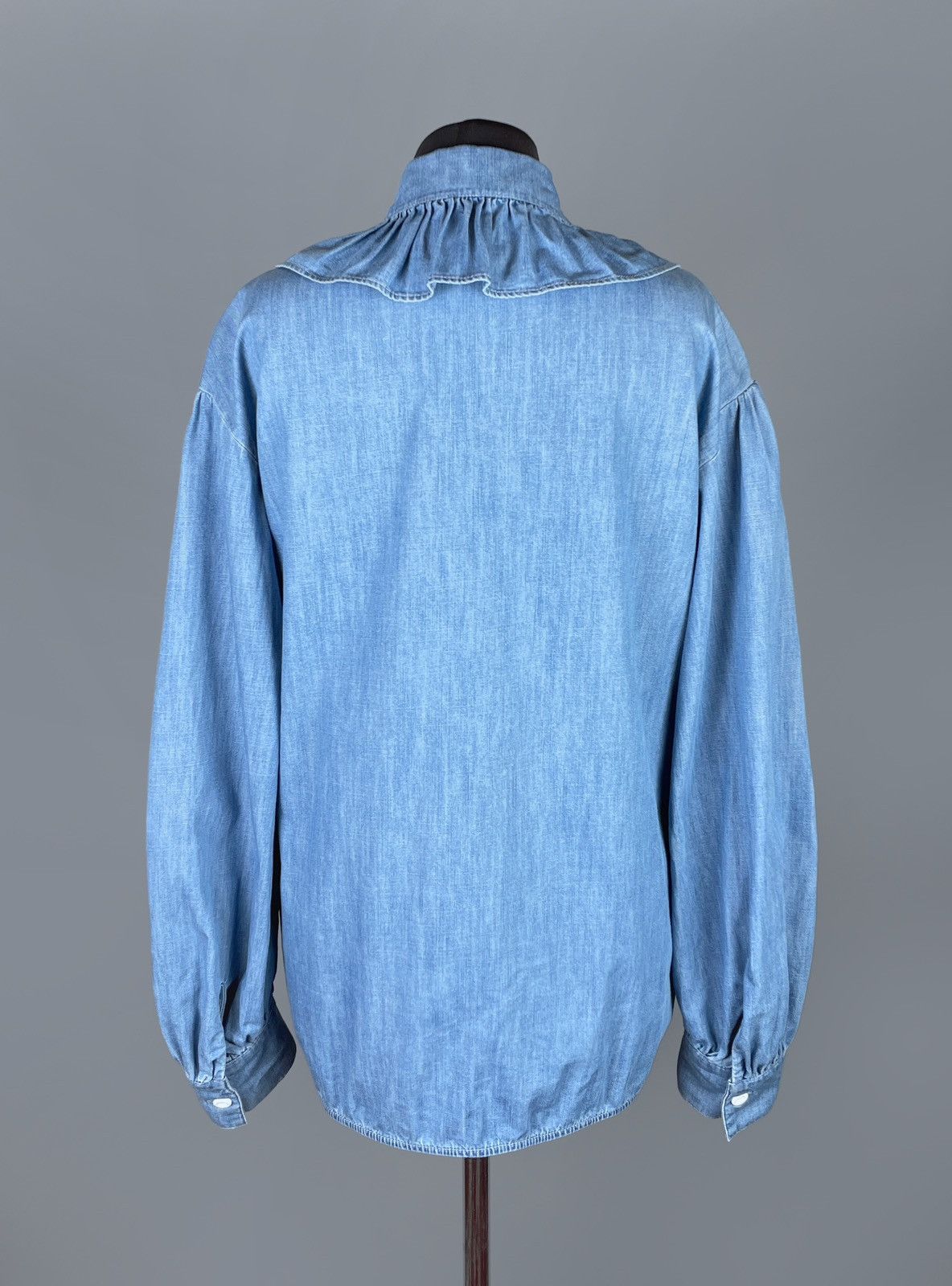 See by Chloe See By Chloe Frill Collar Denim Shirt Eternal LS Size 38 Size S / US 4 / IT 40 - 8 Thumbnail