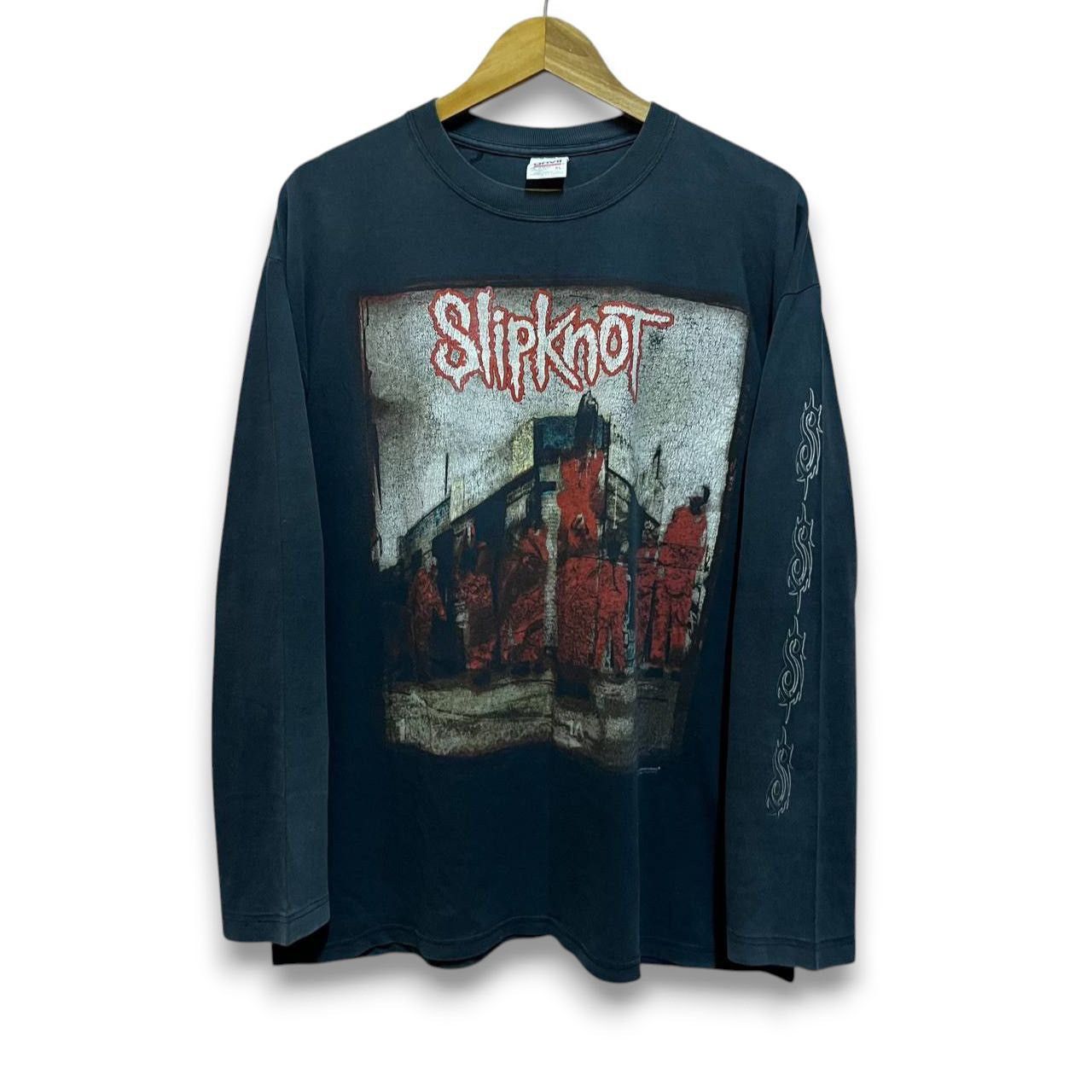 Band Tees × Slipknot × Vintage Vintage 1999 OG Slipknot Debut Long Sleeve Size US XL / EU 56 / 4 - 1 Thumbnail