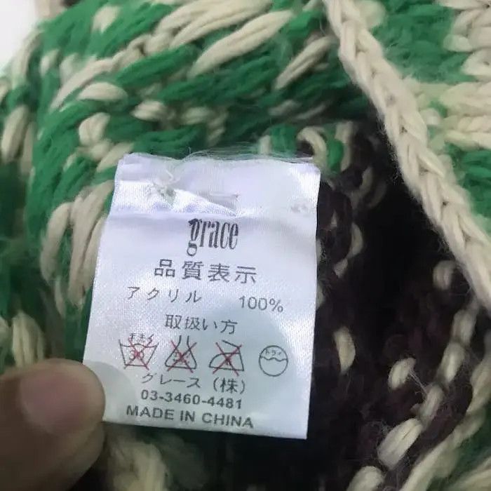 Japanese Brand × Kapital × Vintage Japanese Brand Grace Knit Earflap Beanie Hat Size ONE SIZE - 5 Thumbnail
