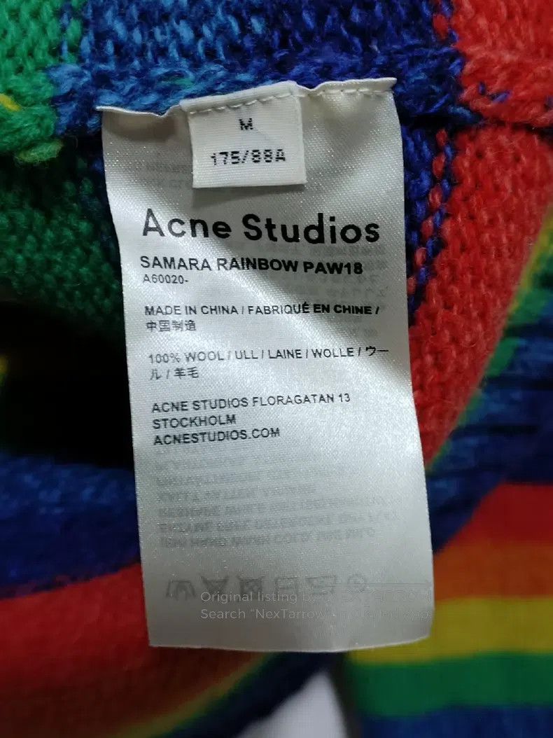 Acne Studios Acne Studios Rainbow color-blocked striped wool knitted sw Size US M / EU 48-50 / 2 - 4 Thumbnail