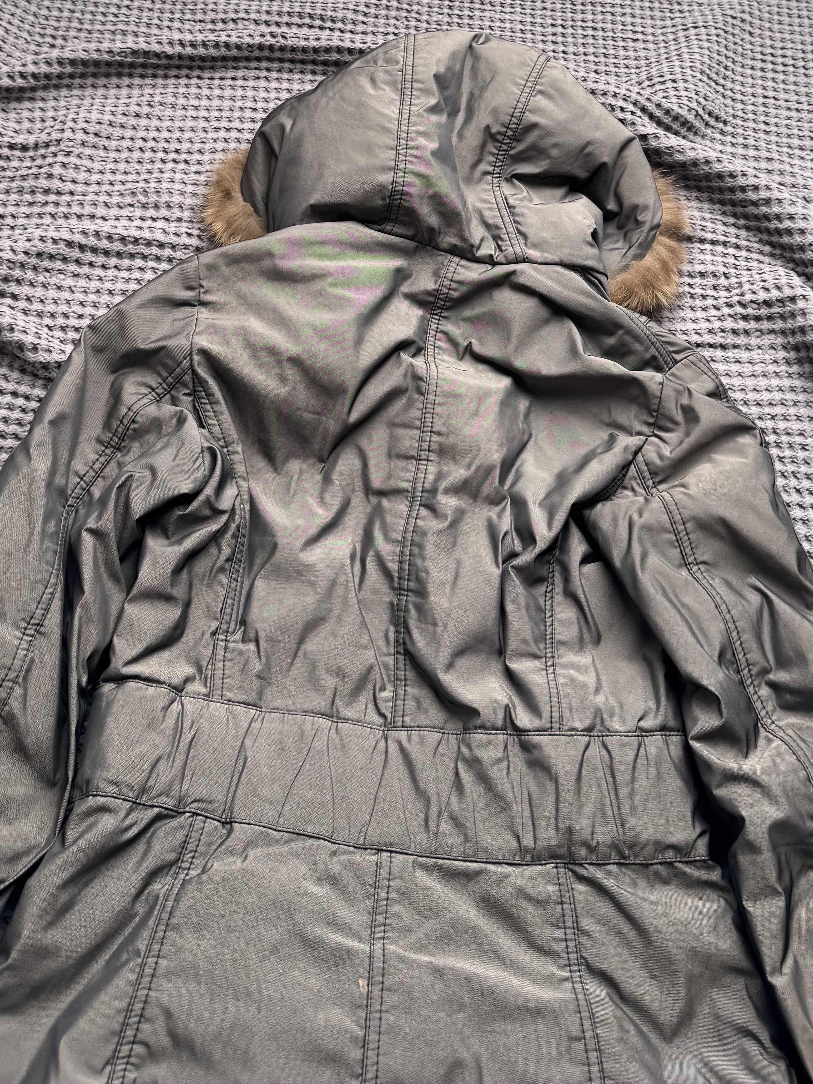 Vintage Vintage Jacket Real Fur Trim Belted Zip Brown Coat Size M / US 6-8 / IT 42-44 - 20 Thumbnail