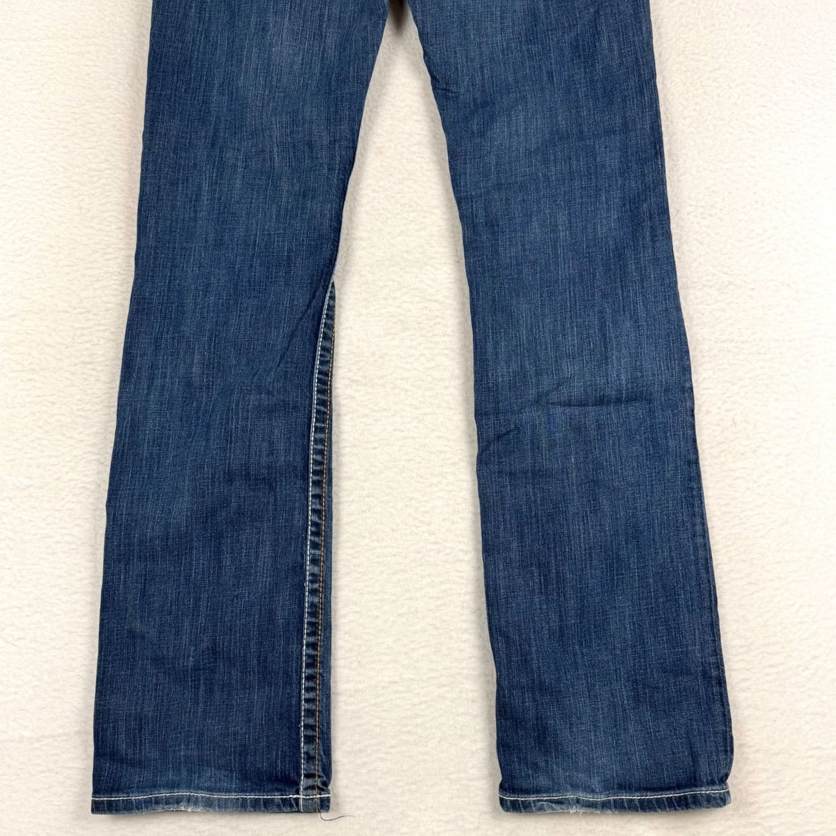 Vintage Y2K Buckle Bke Jeans Distressed Grunge Blue Denim 5-Pocket Straight Vintage? No, Distressed jeans not vintage 34x36 Mens 30x37 (Fits 34x36) Size US 34 / EU 50 - 5 Thumbnail