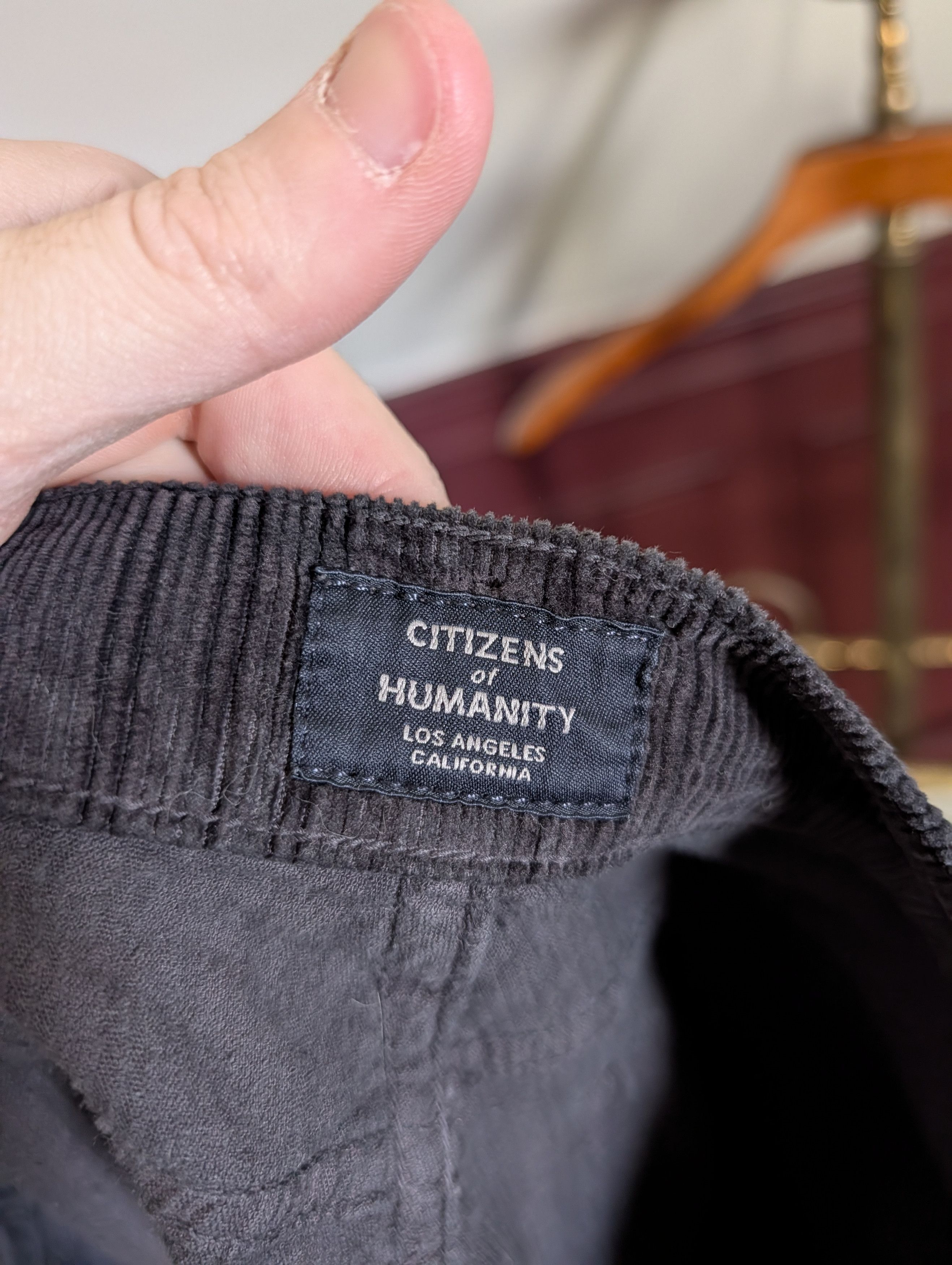 Citizens Of Humanity Black striped corduroy made in USA pants 28 Size US 30 / EU 46 - 11 Thumbnail