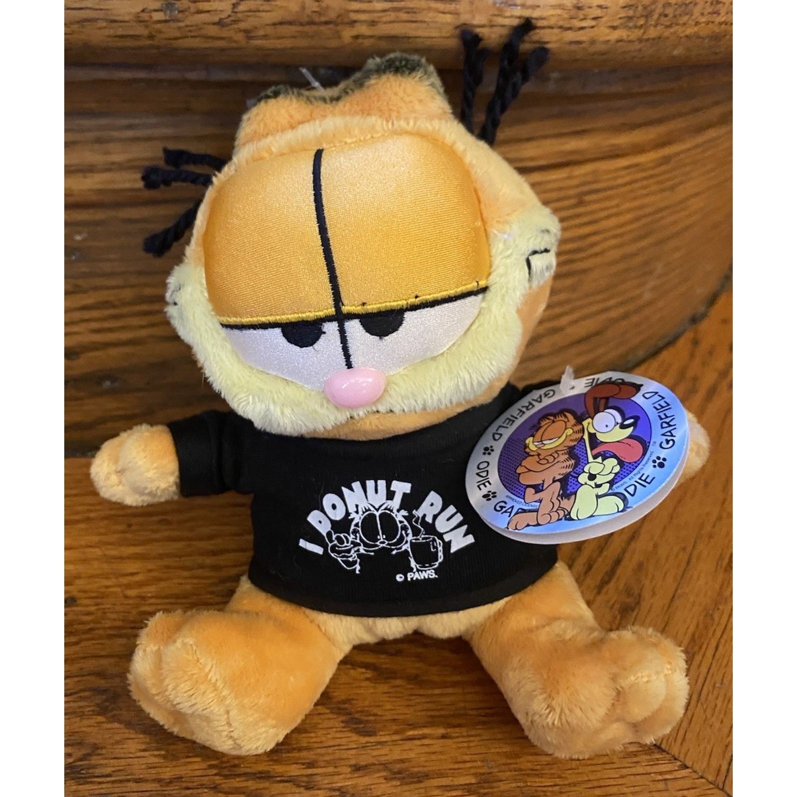 Vintage Vintage Garfield Stuffed Cat “I Donut Run” Size ONE SIZE - 1 Thumbnail