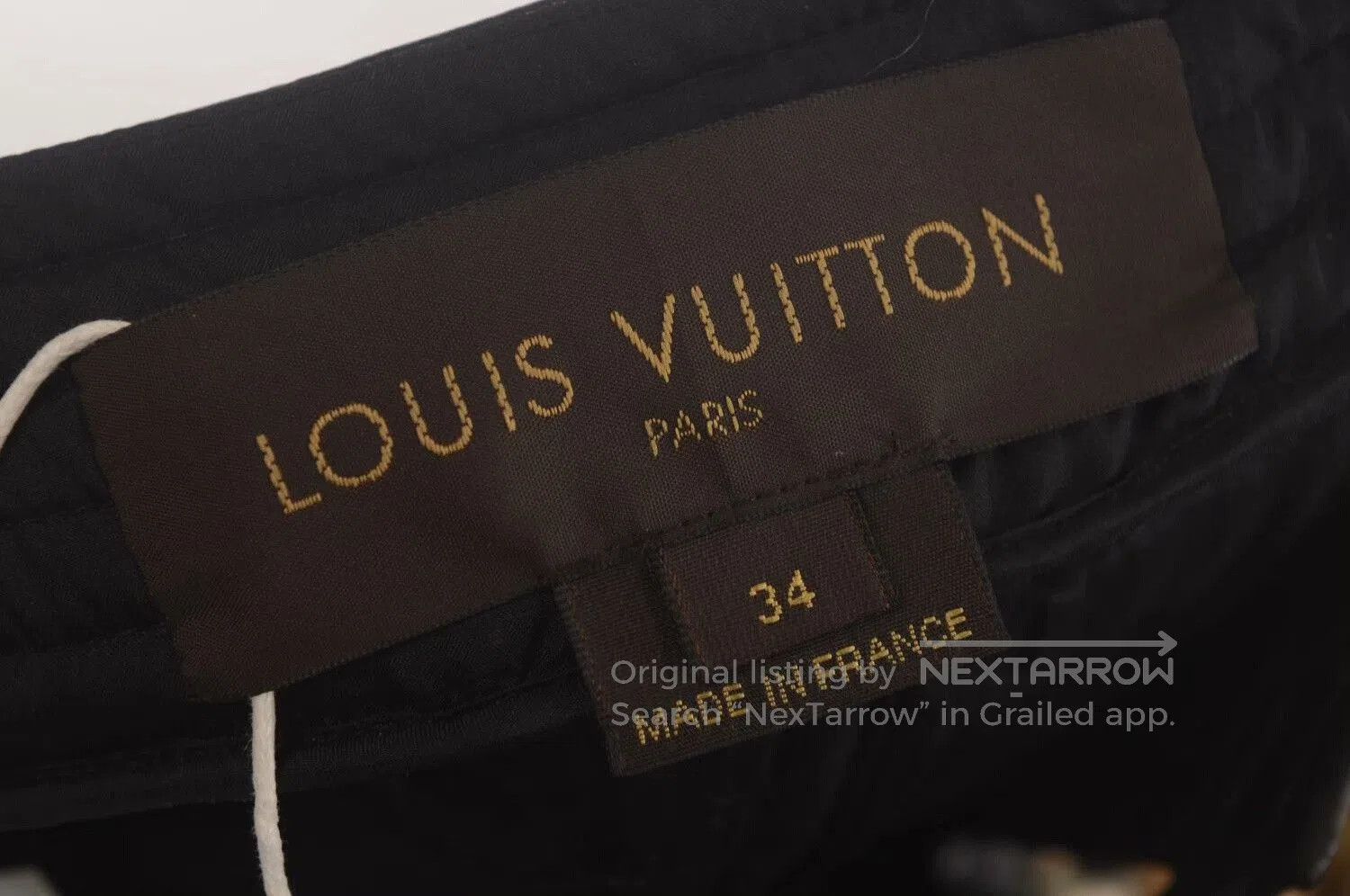 Louis Vuitton LV Tweed Coat with Leather Patches. Size XXS / US 00 / IT 34 - 3 Thumbnail