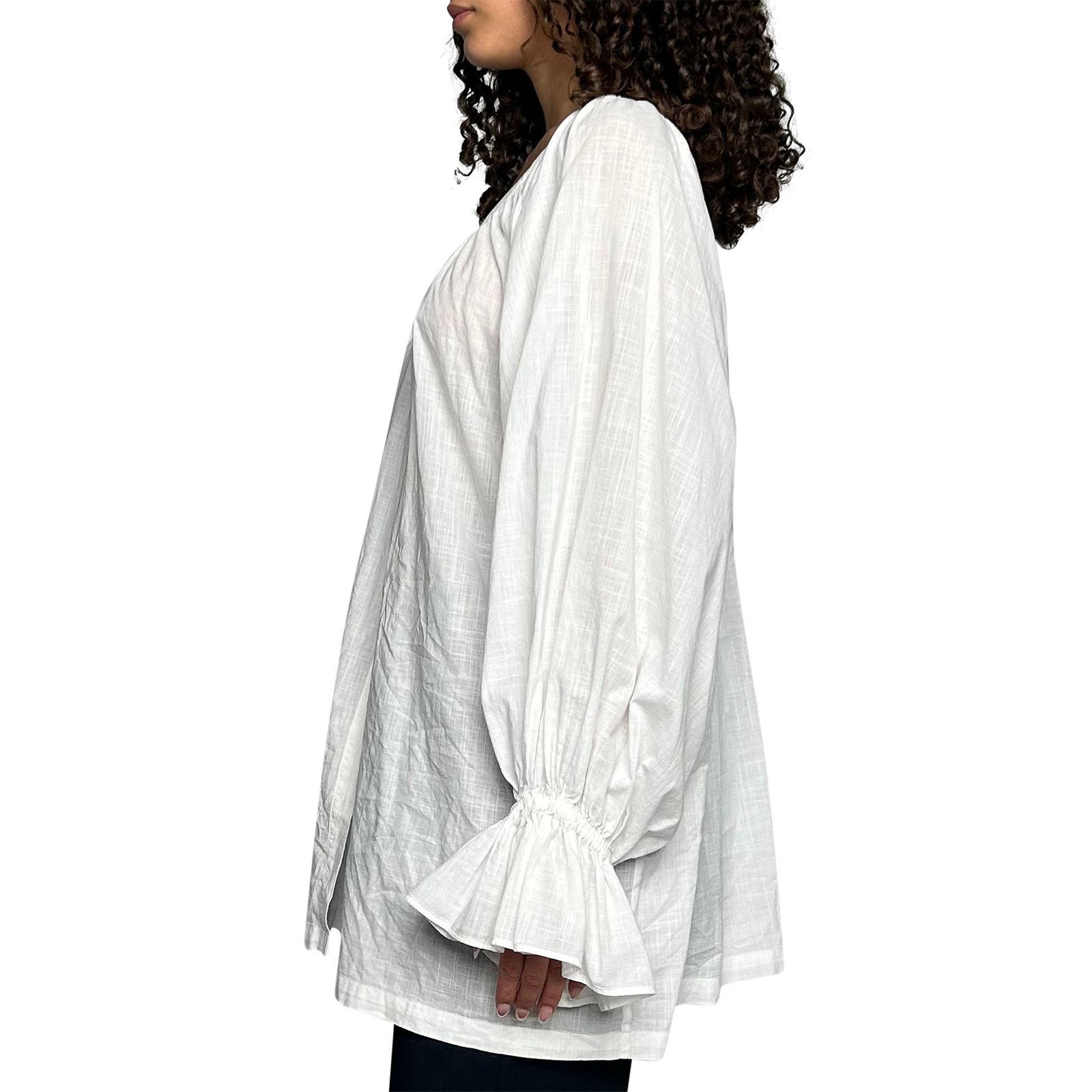 Aje White Button Up Blouse Size M / US 6-8 / IT 42-44 - 2 Thumbnail