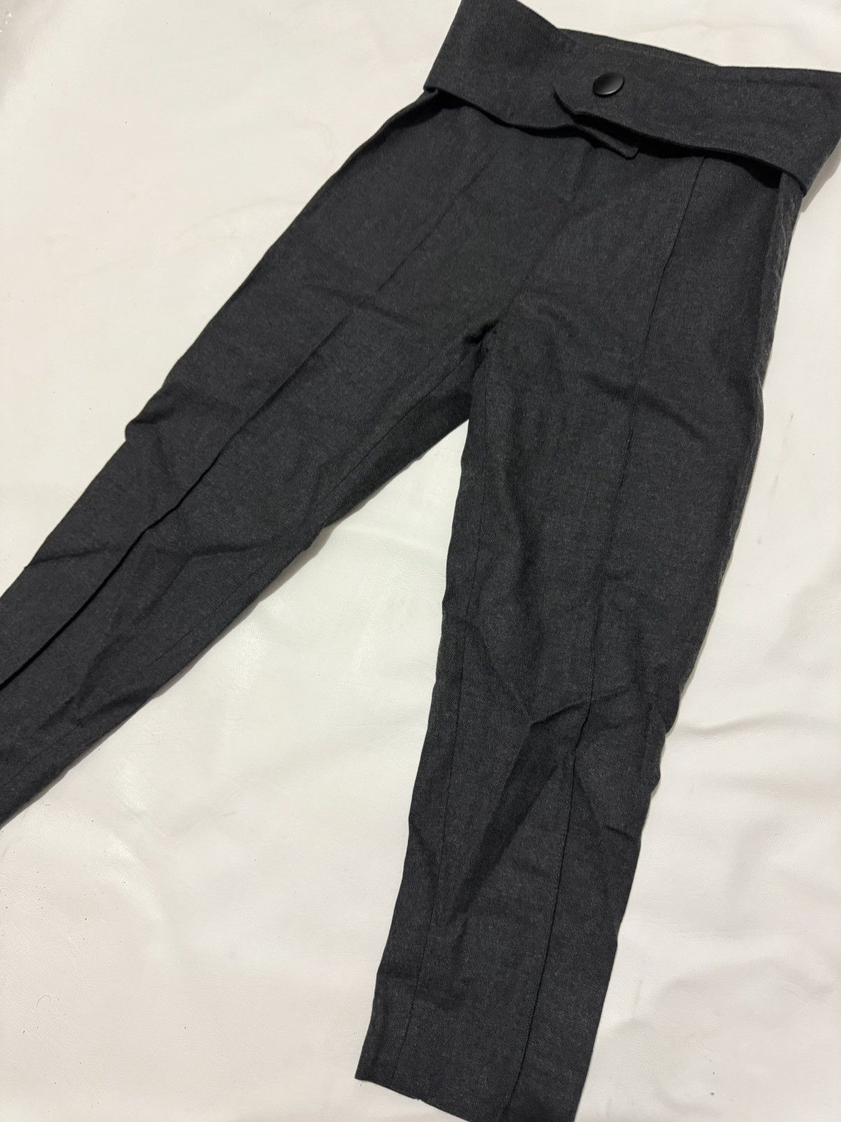 Marni ***FINAL DROP***RARE MARNI PLEATED CROP BELTED WOOL PANT 10 Size 32" / US 10 / IT 46 - 3 Thumbnail