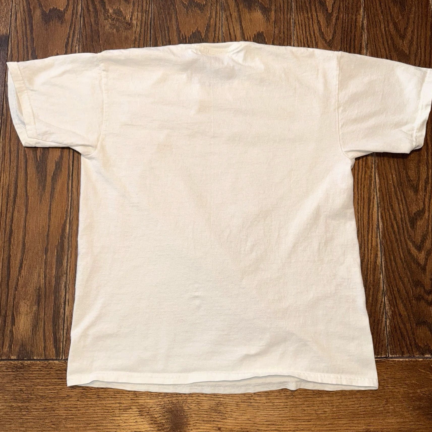 Disney VINTAGE Disney T-Shirt I Survived Tower of Terror White Crew Neck Short Sleeve (M) Mens Size US M / EU 48-50 / 2 - 4 Thumbnail