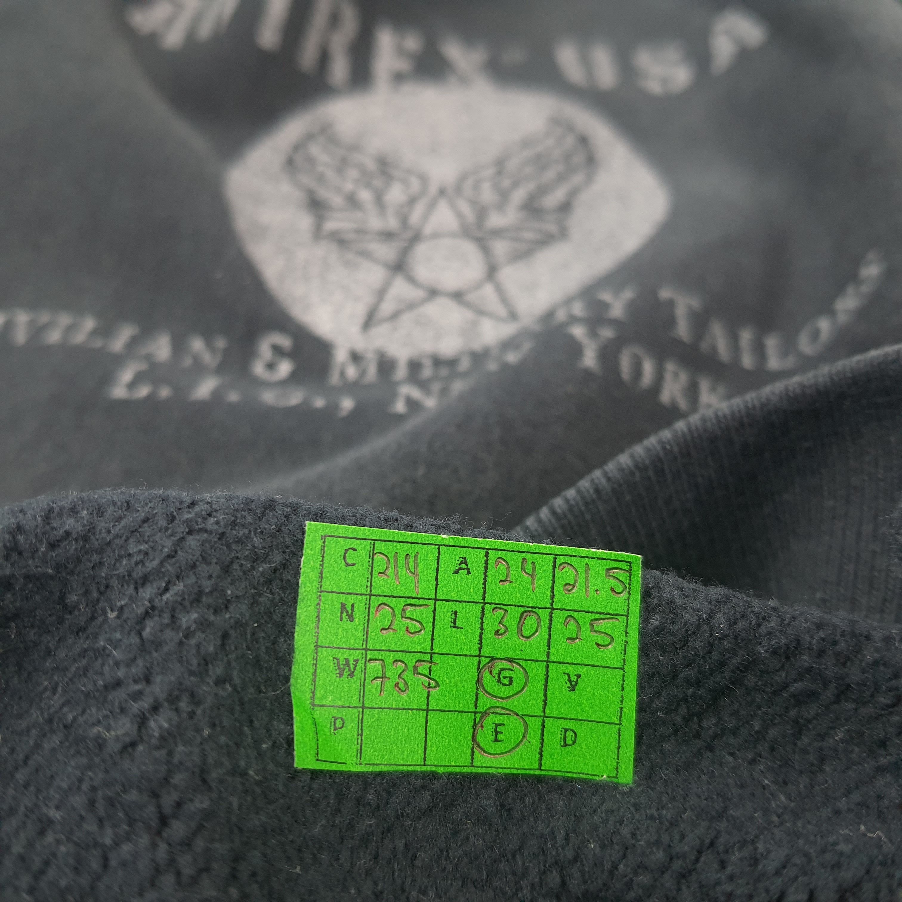 Avirex × Vintage Vintage Avirex USA New York Military Tailors Sweatshirts Size US L / EU 52-54 / 3 - 7 Thumbnail