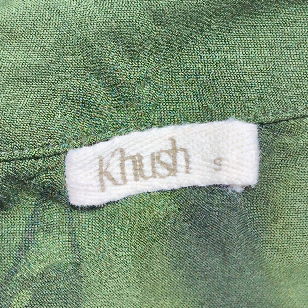Other Khush Sz S Forest Green Casual Button Down Over Shirt Size S / US 4 / IT 40 - 5 Thumbnail