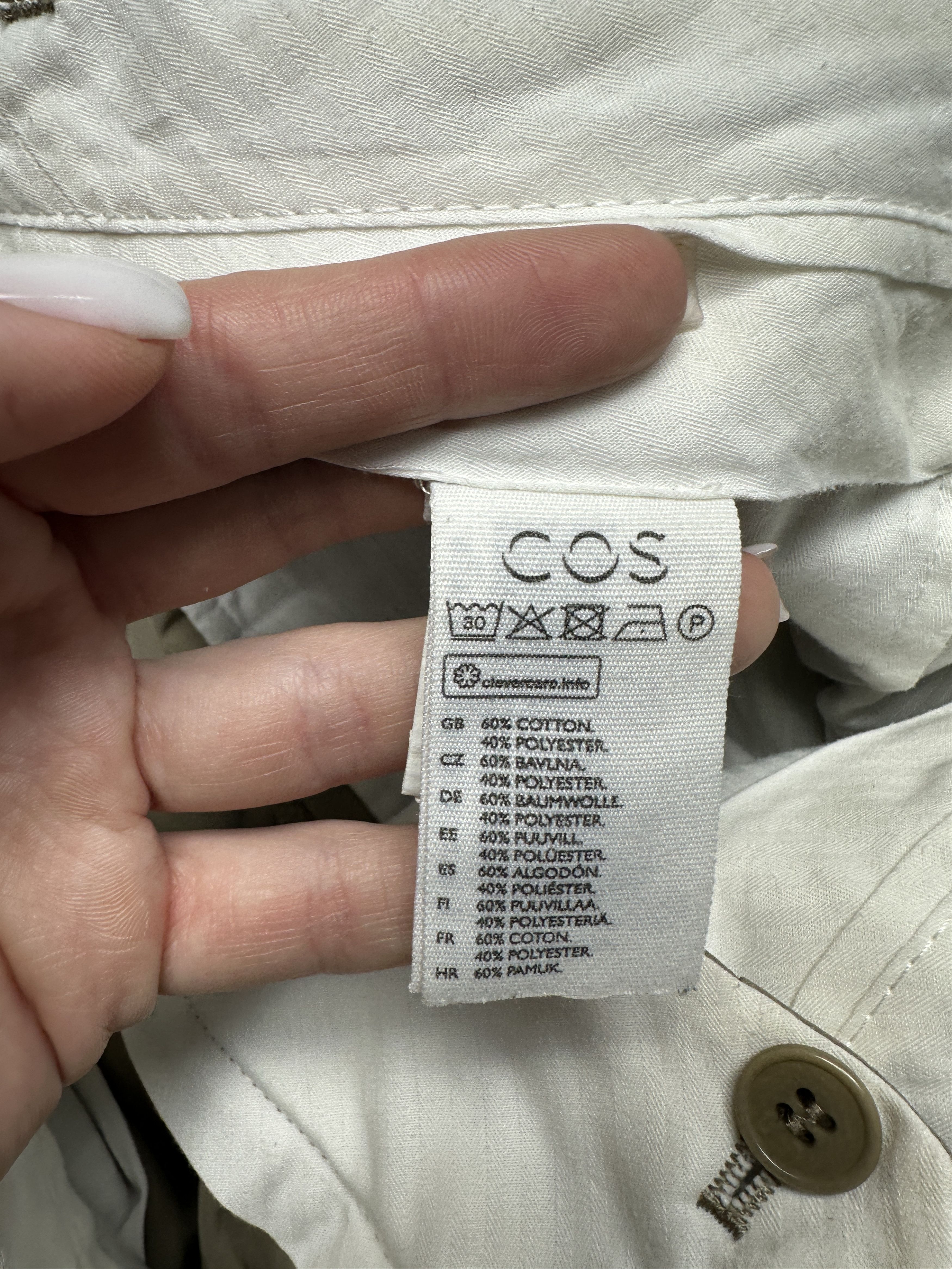 Cos Cos Mens Cargo Pants Size US 34 / EU 50 - 6 Thumbnail