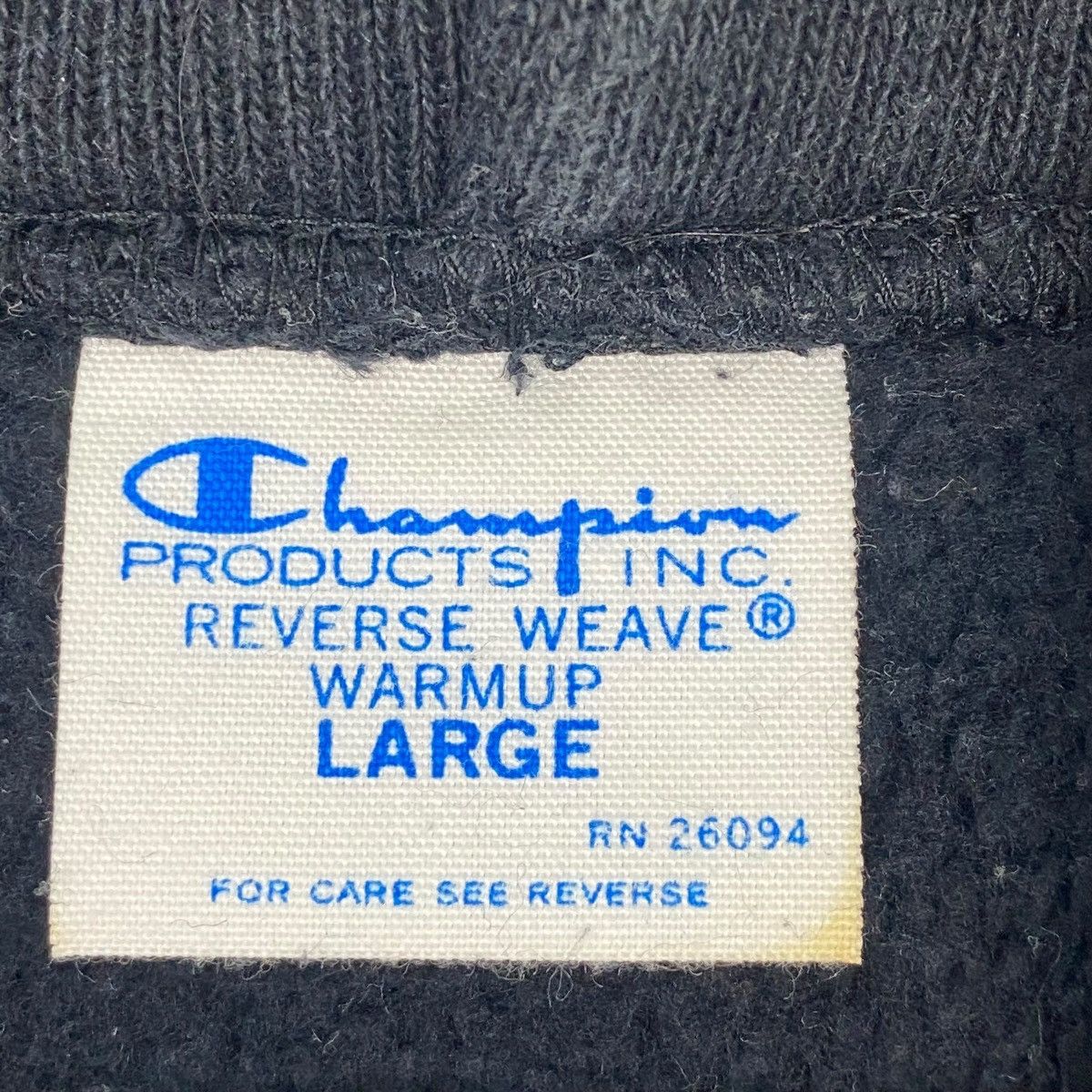 Other Vintage 90s Champion Hoodie Sweater Big Logo Black Size US L / EU 52-54 / 3 - 6 Thumbnail