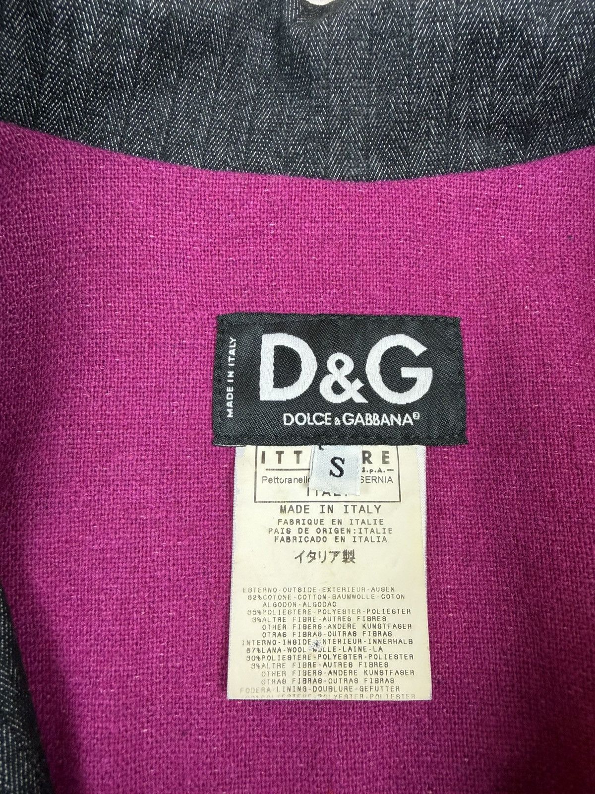 Dolce & Gabbana Dolce & Gabbana Blue Denim Butterfly Jeans Jacket Size S / US 4 / IT 40 - 9 Thumbnail