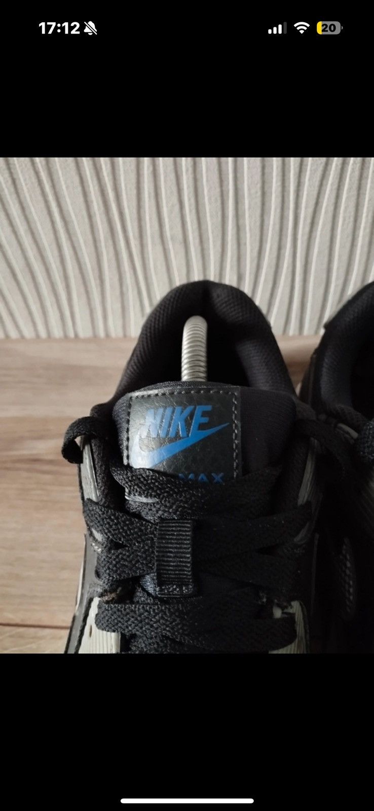 Nike Nike Air Max 90 size 42,5 black grey sneakers Size US 9 / EU 42 - 5 Thumbnail