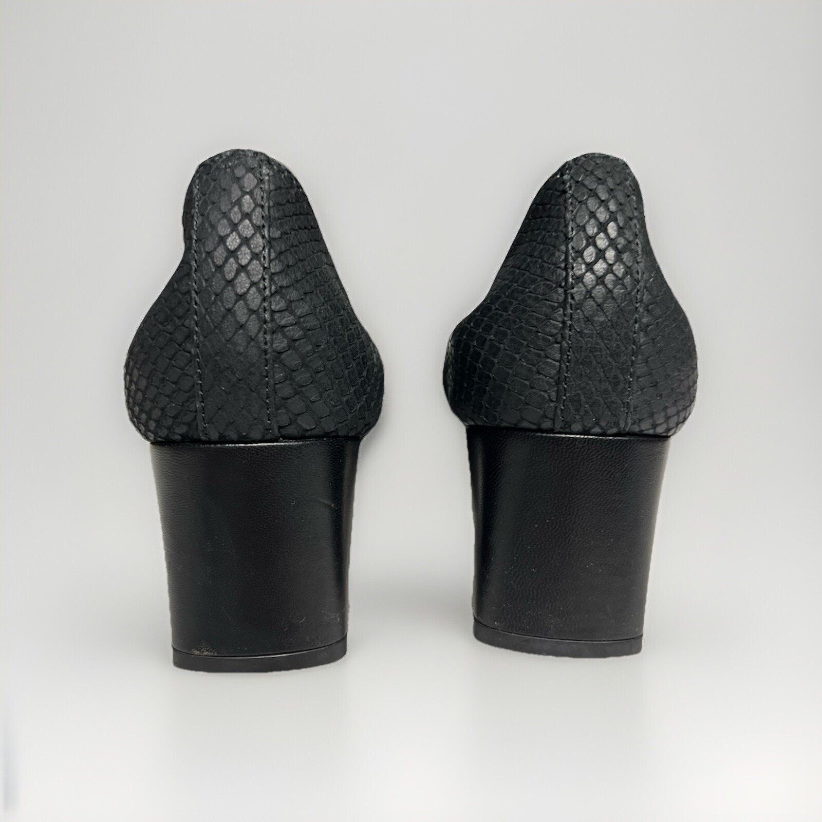 Lanvin Lanvin Black Block Heel Ballerina Nubuck Leather 7.5 Size US 7.5 / IT 37.5 - 5 Thumbnail